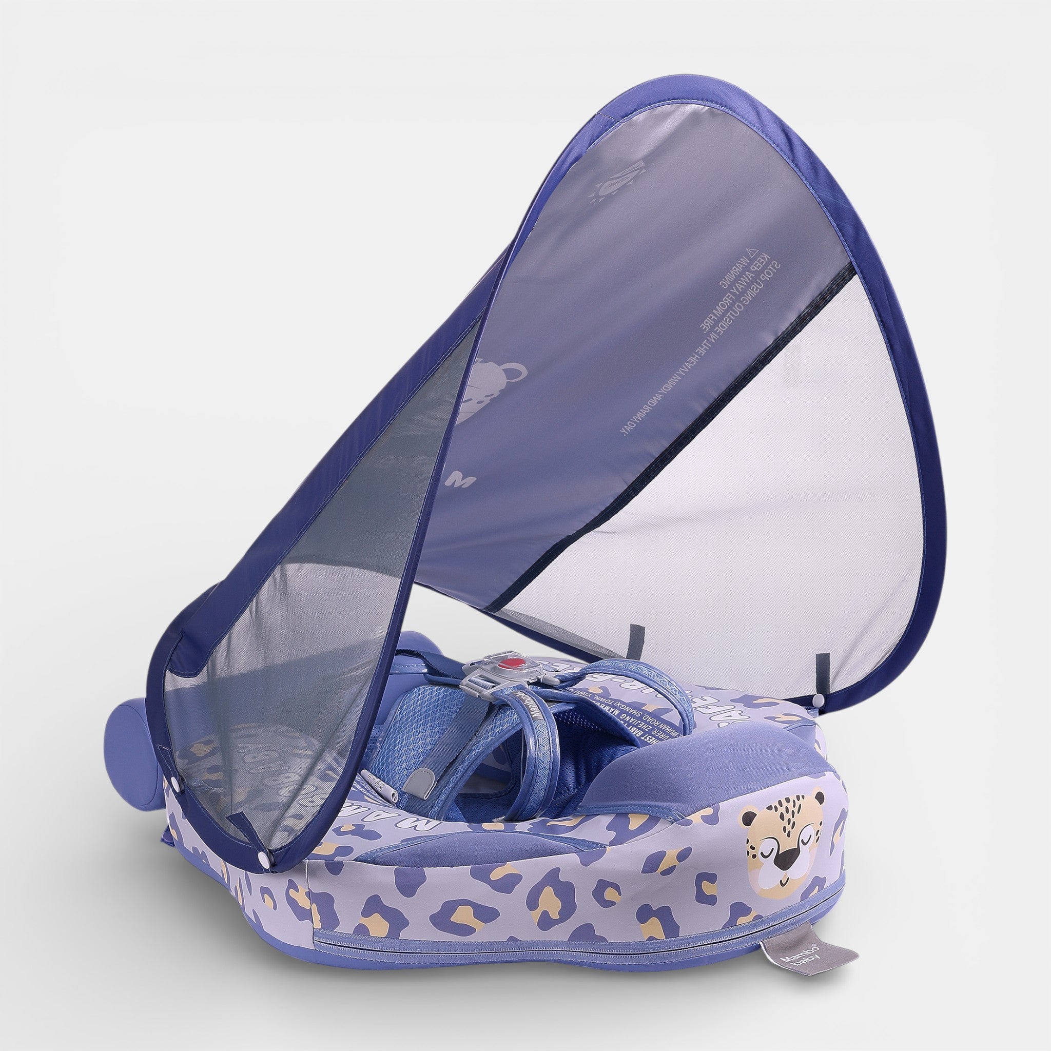 FoamCore™ Waterproof Deluxe Baby Float Leopard - Purple