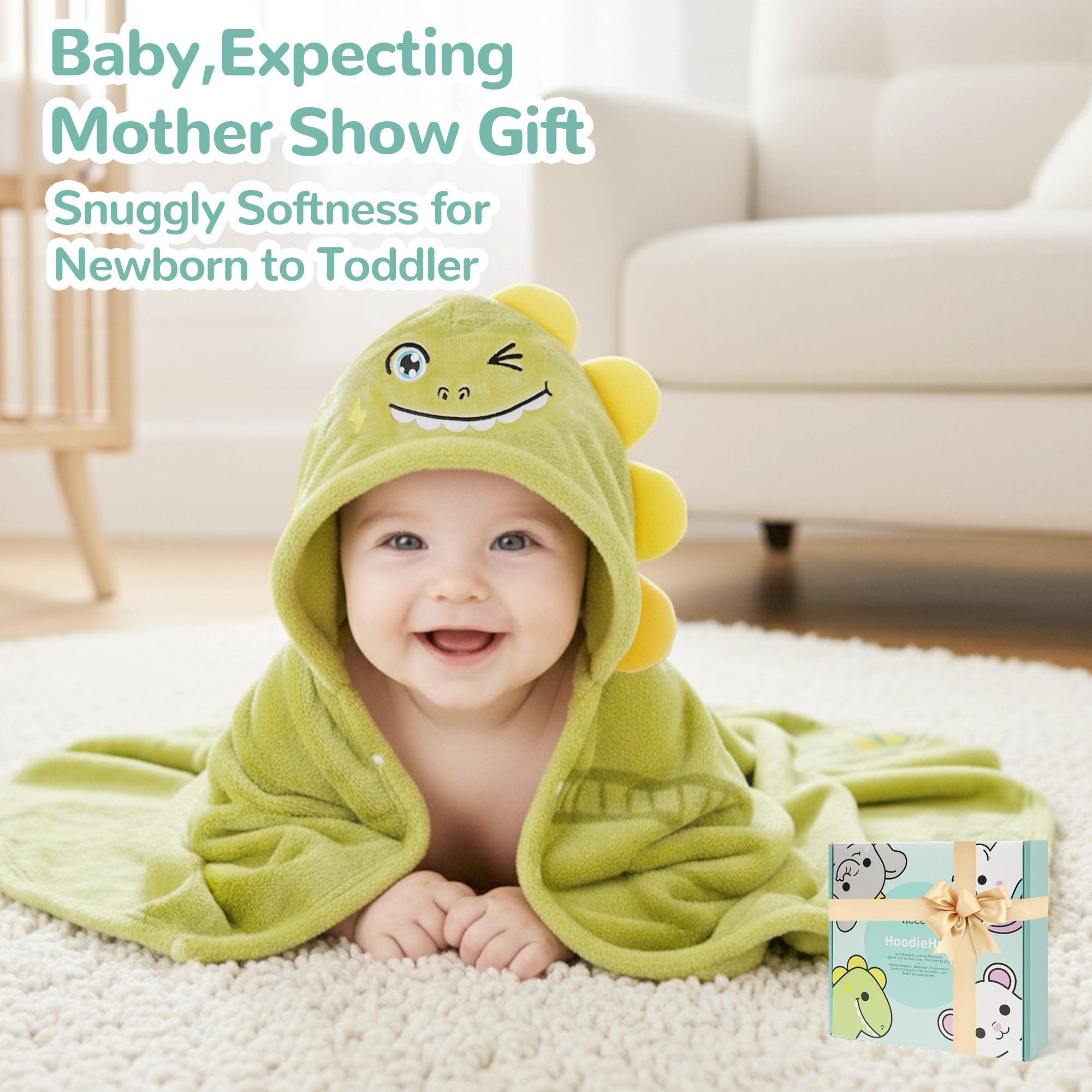 HoodieHug™ Baby Towel