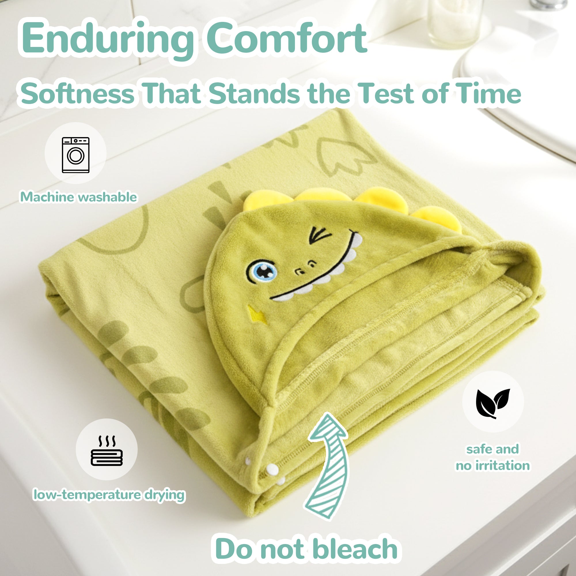 HoodieHug™ Baby Towel