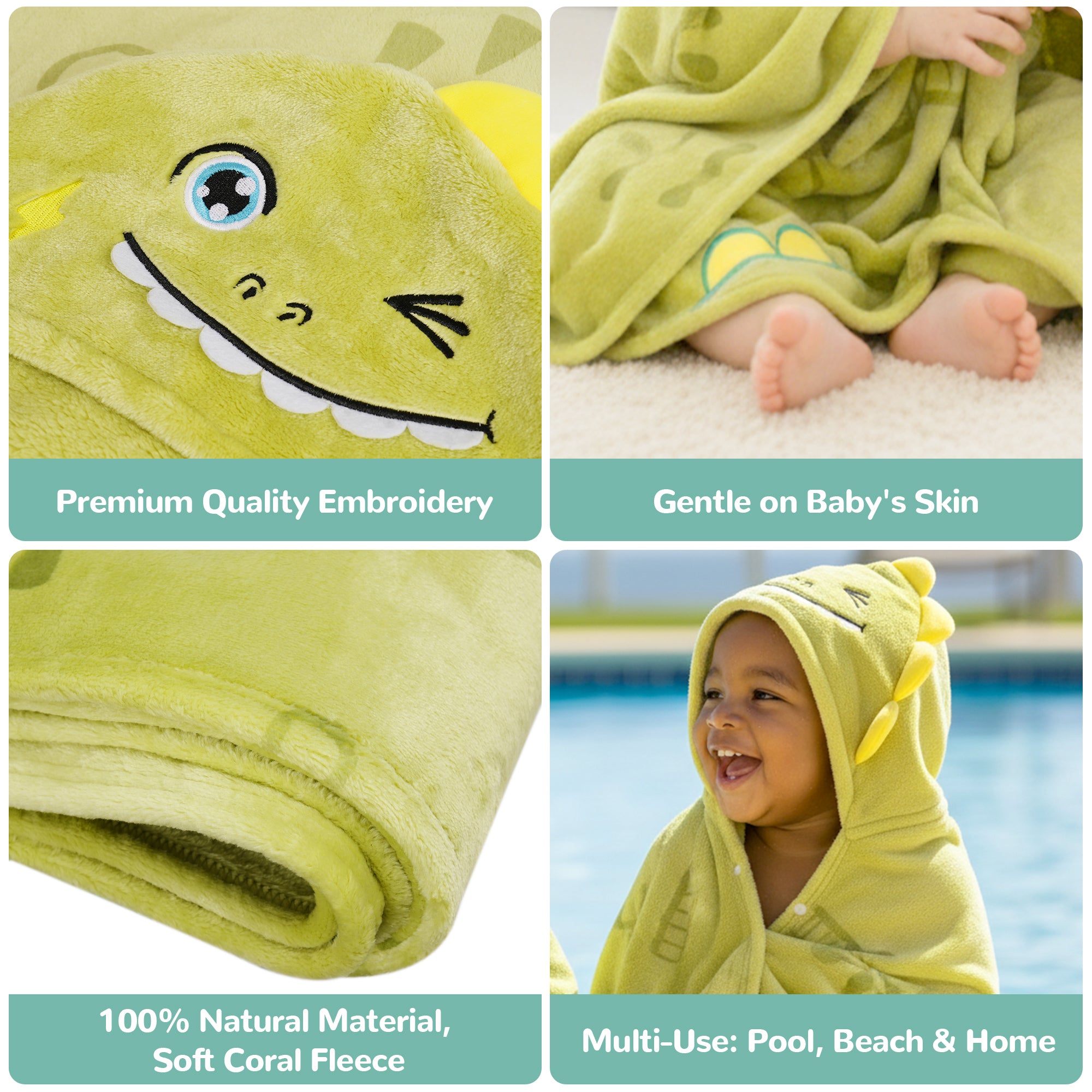 HoodieHug™ Baby Towel