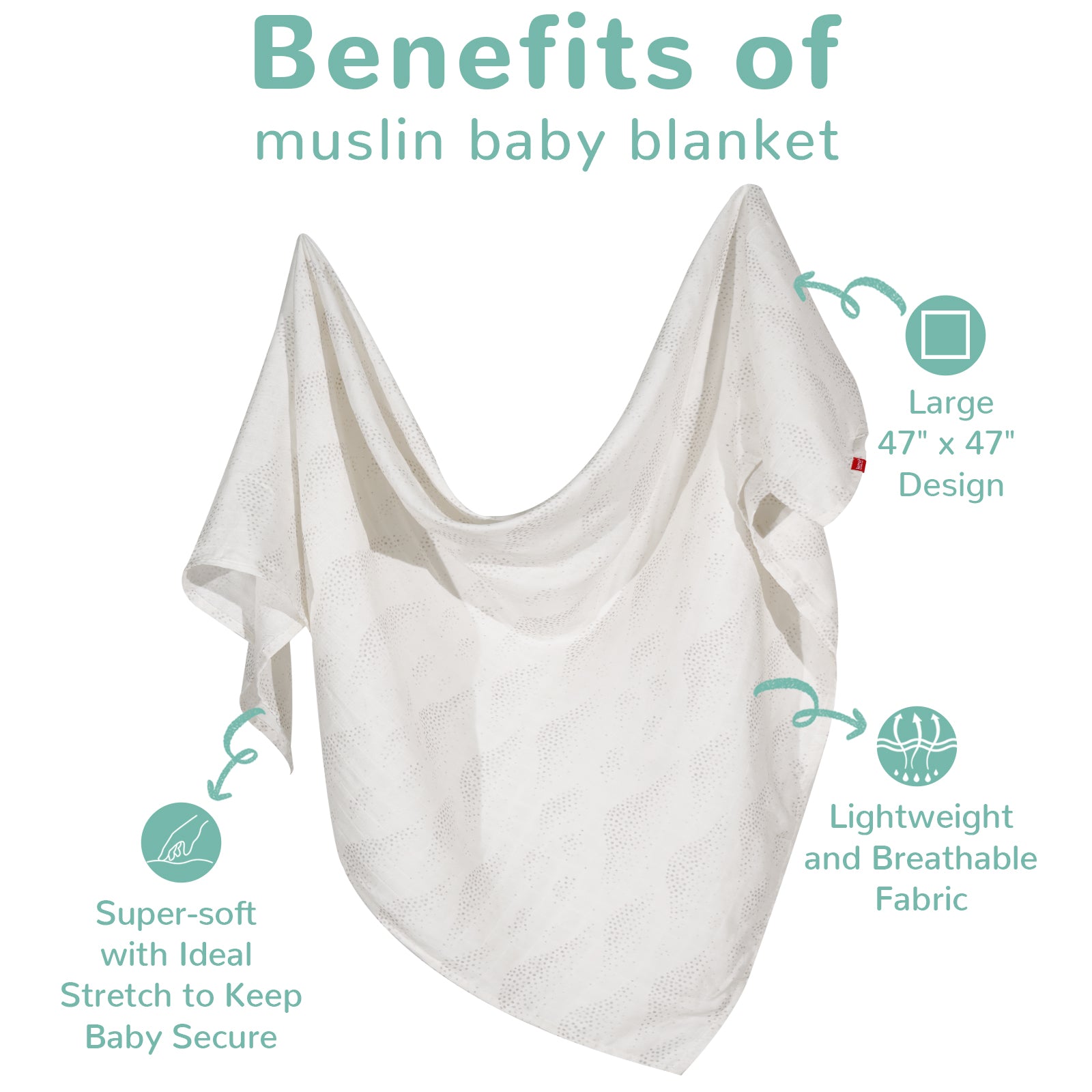 Baby Swaddles - Dotted Landscape