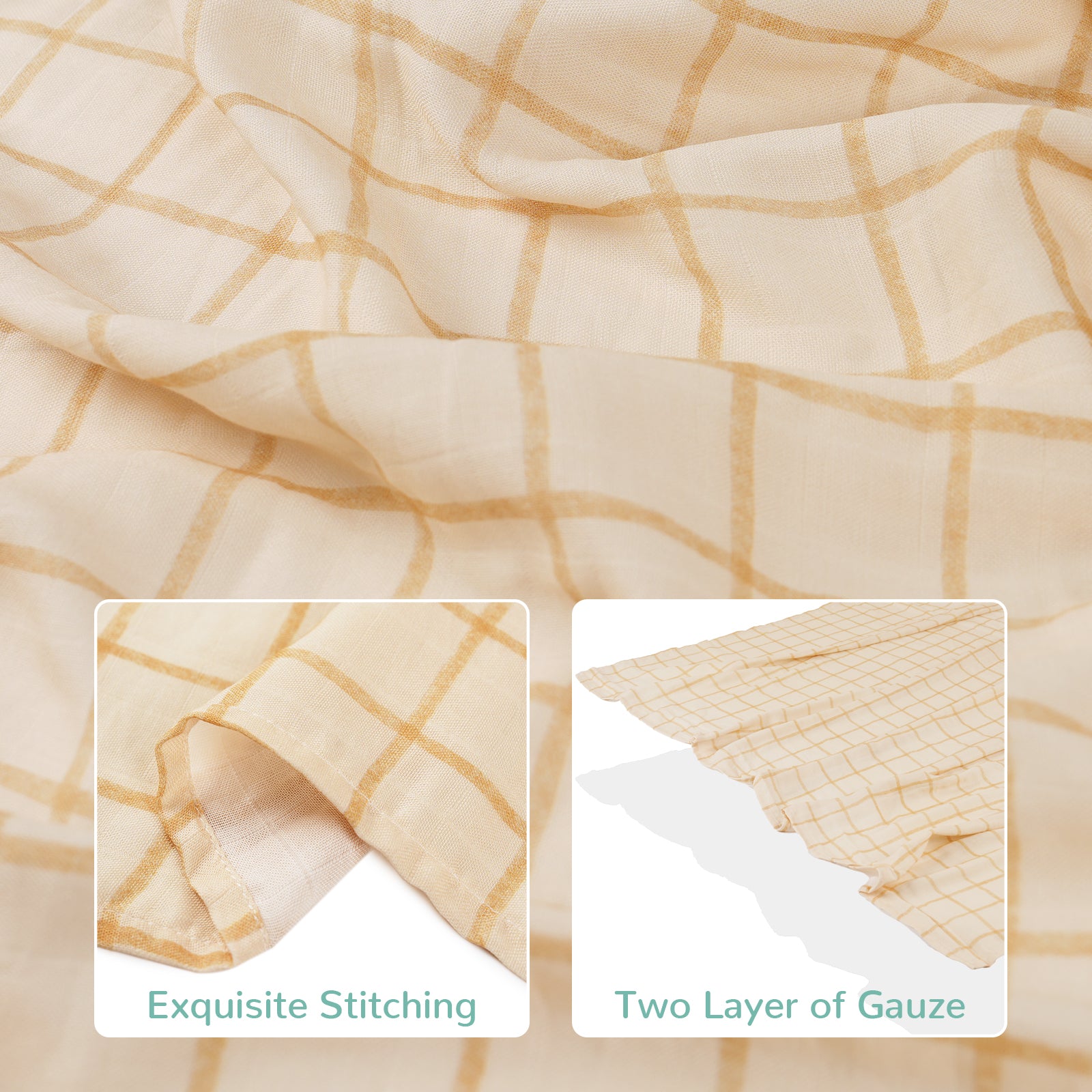 Baby Swaddles - Soft Check