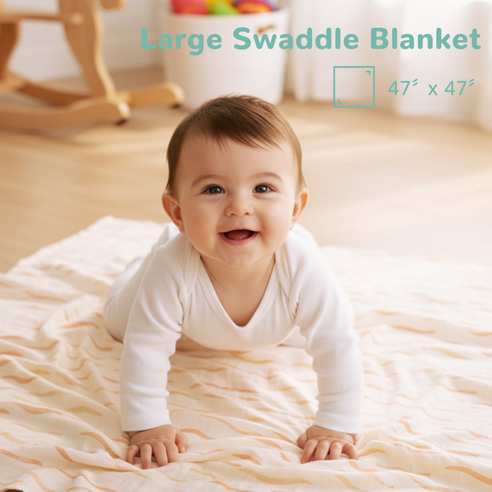 Baby Swaddles - Gentel Waves
