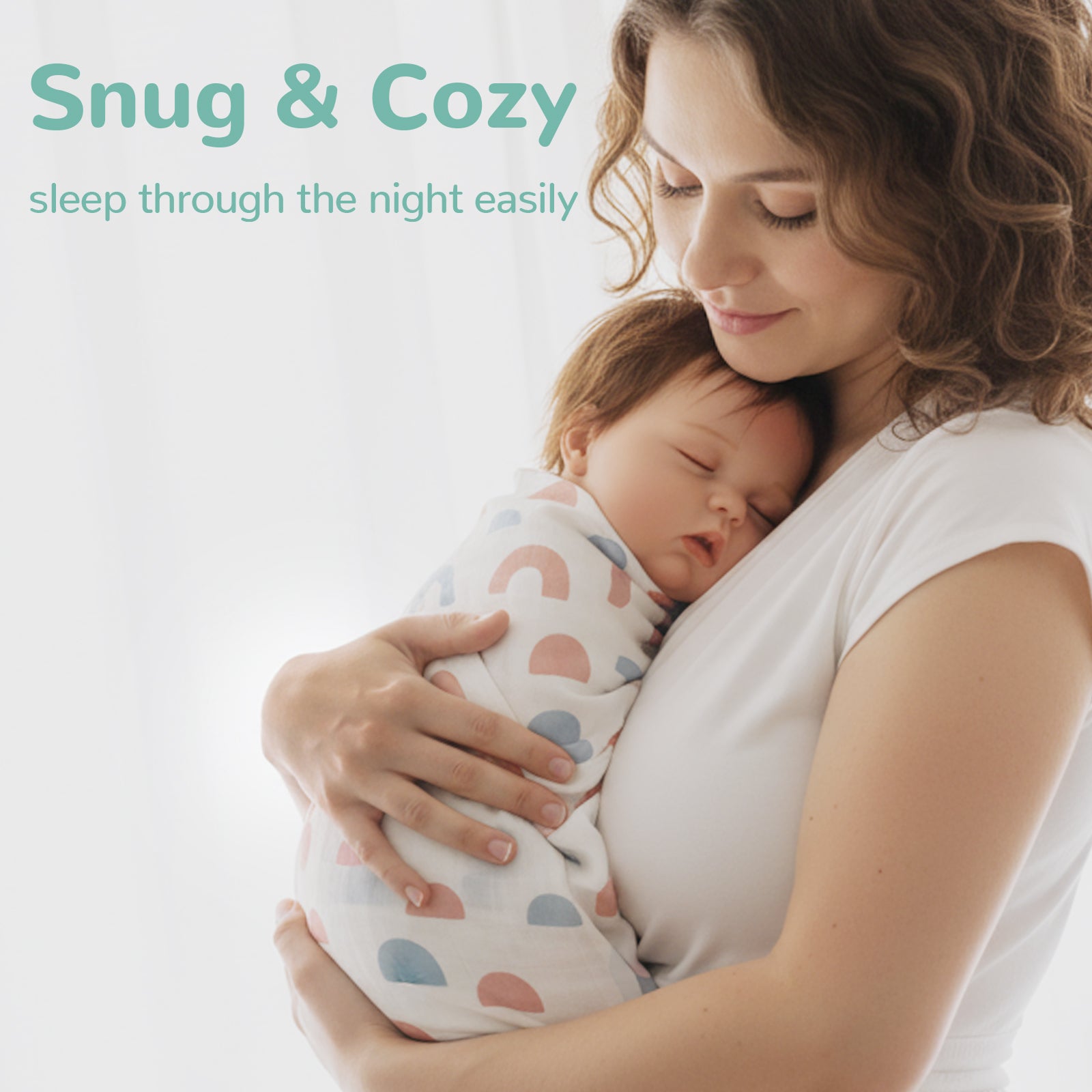 Baby Swaddles - Rounded Arches