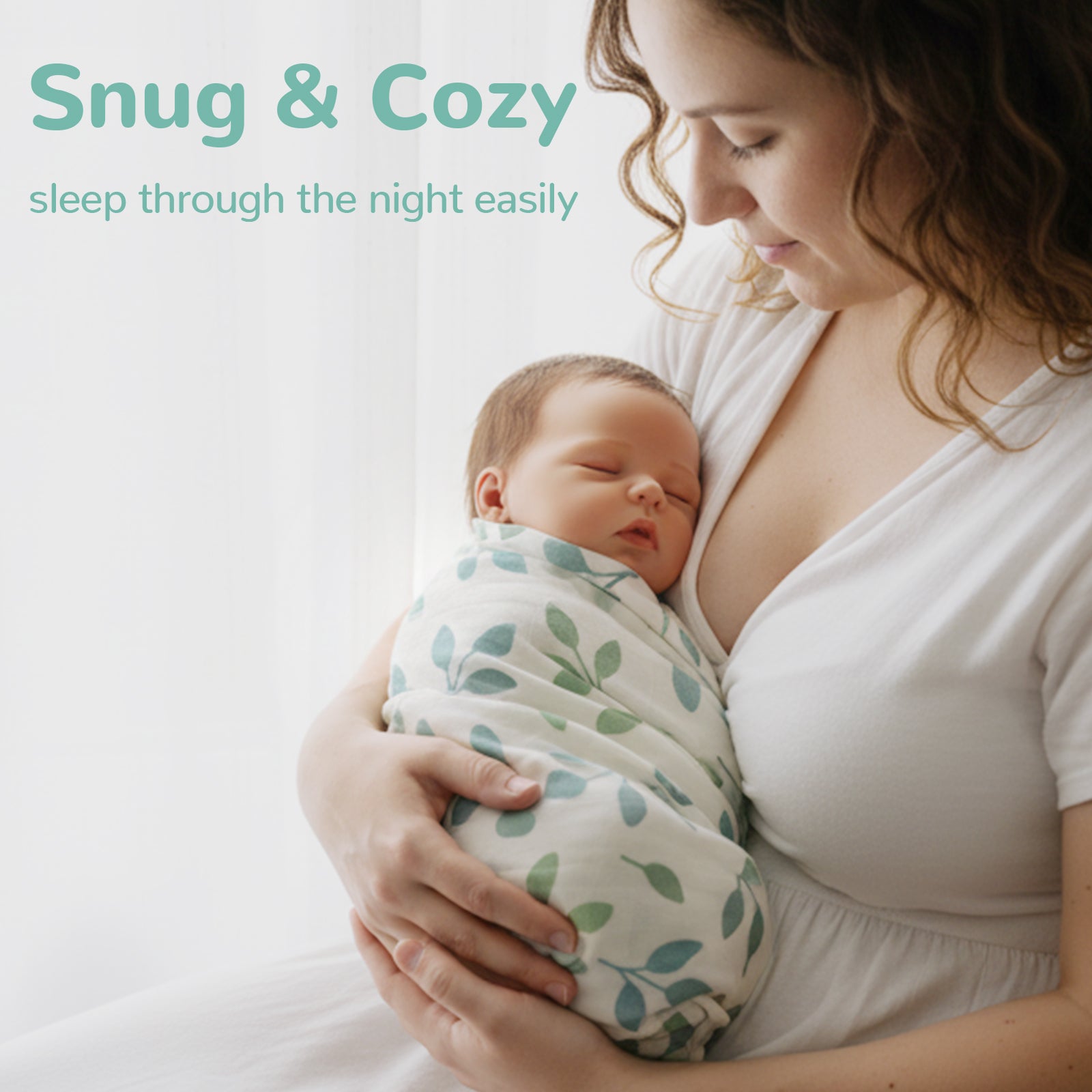 Baby Swaddles - Leafy Canopy