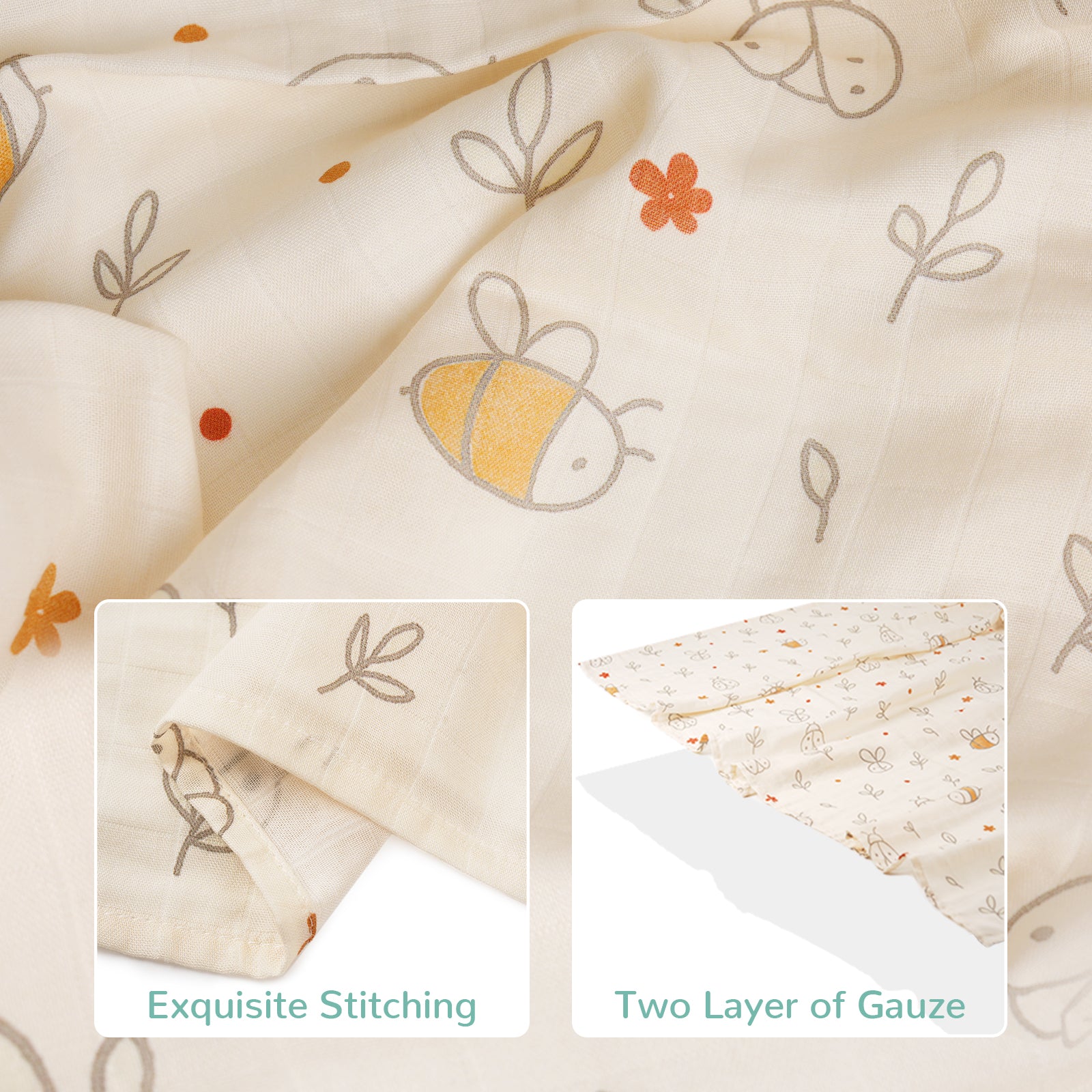 Baby Swaddles - Garden Friend