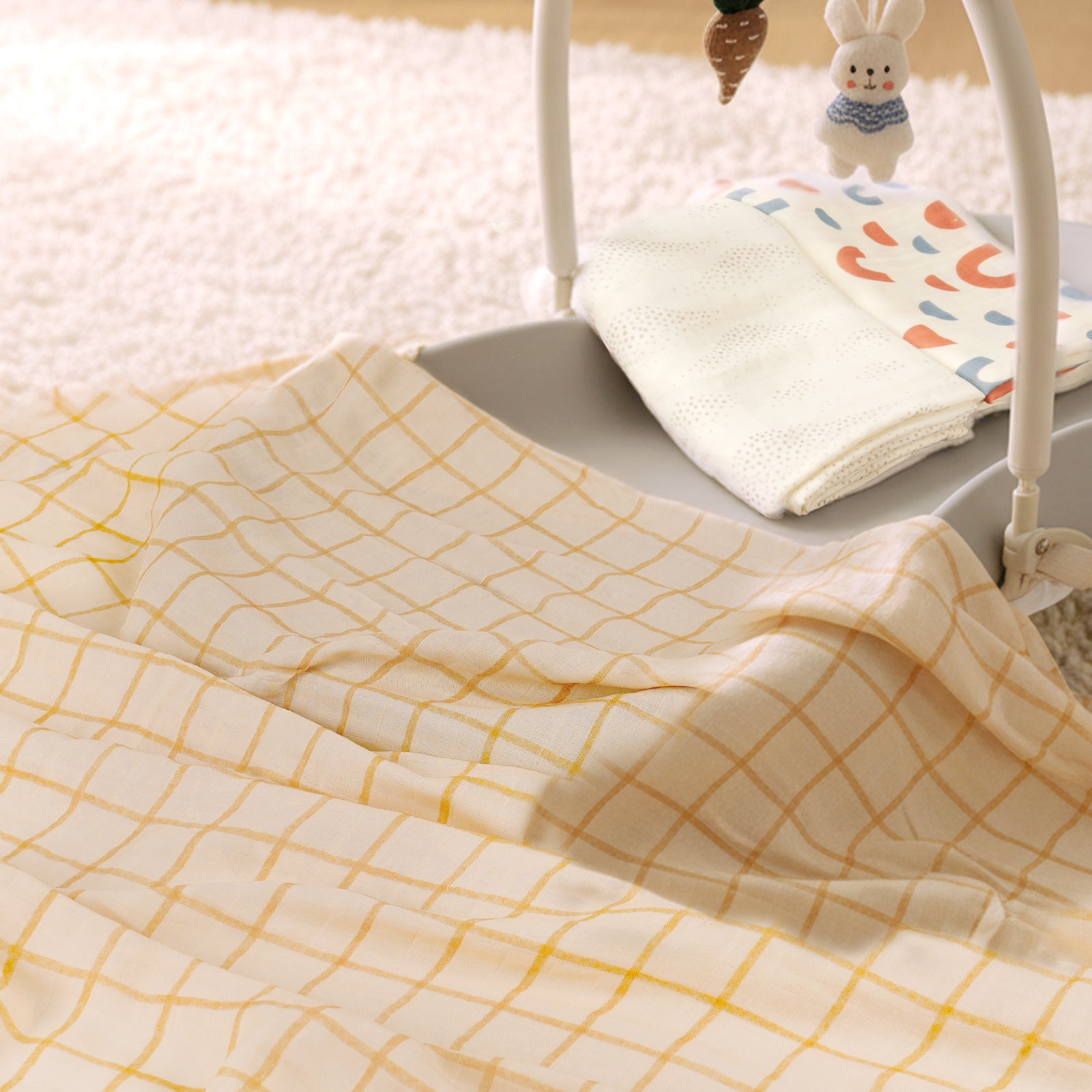 Baby Swaddles - Soft Check