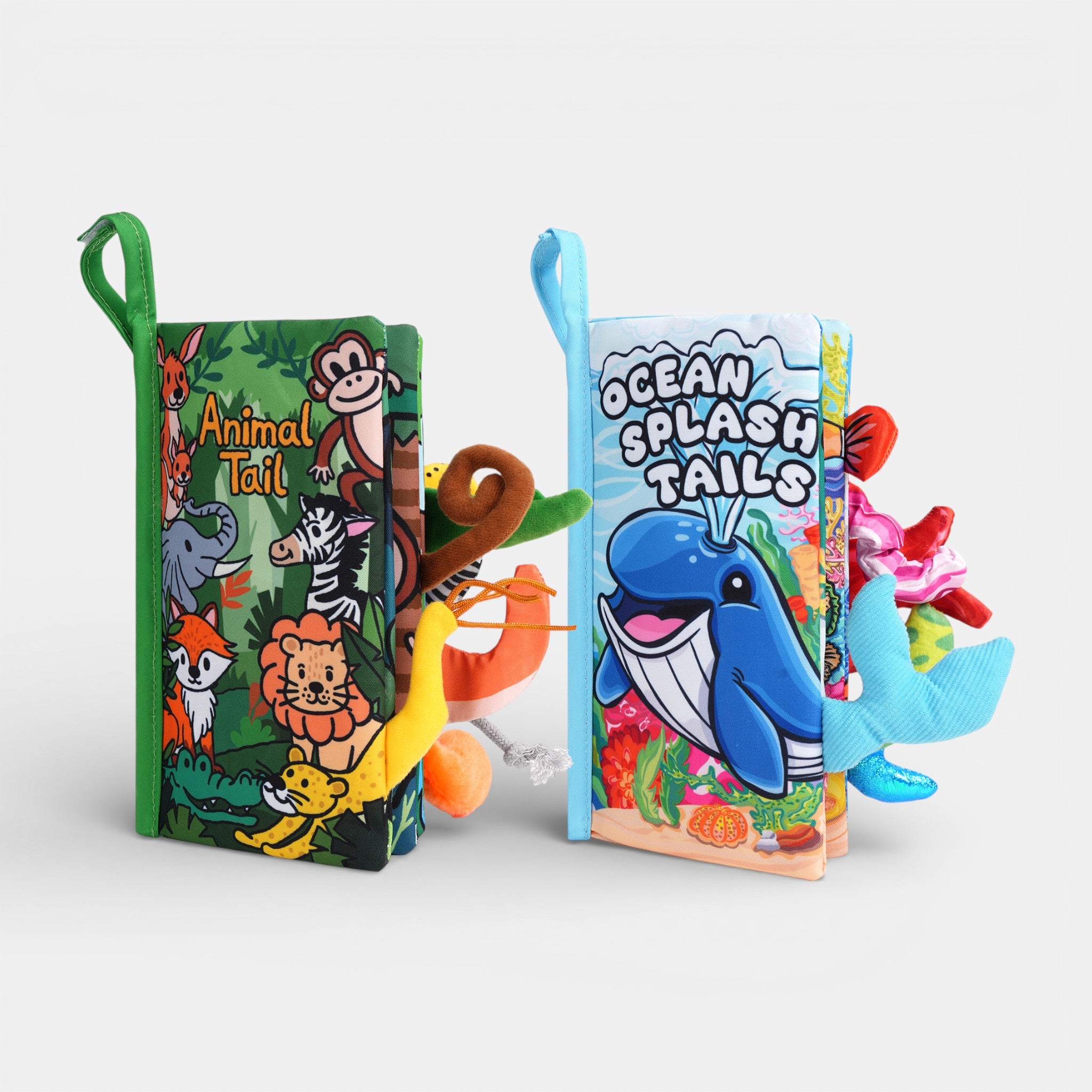 Tail Friends™ Sensory Cloth Book - Animal & Ocean
