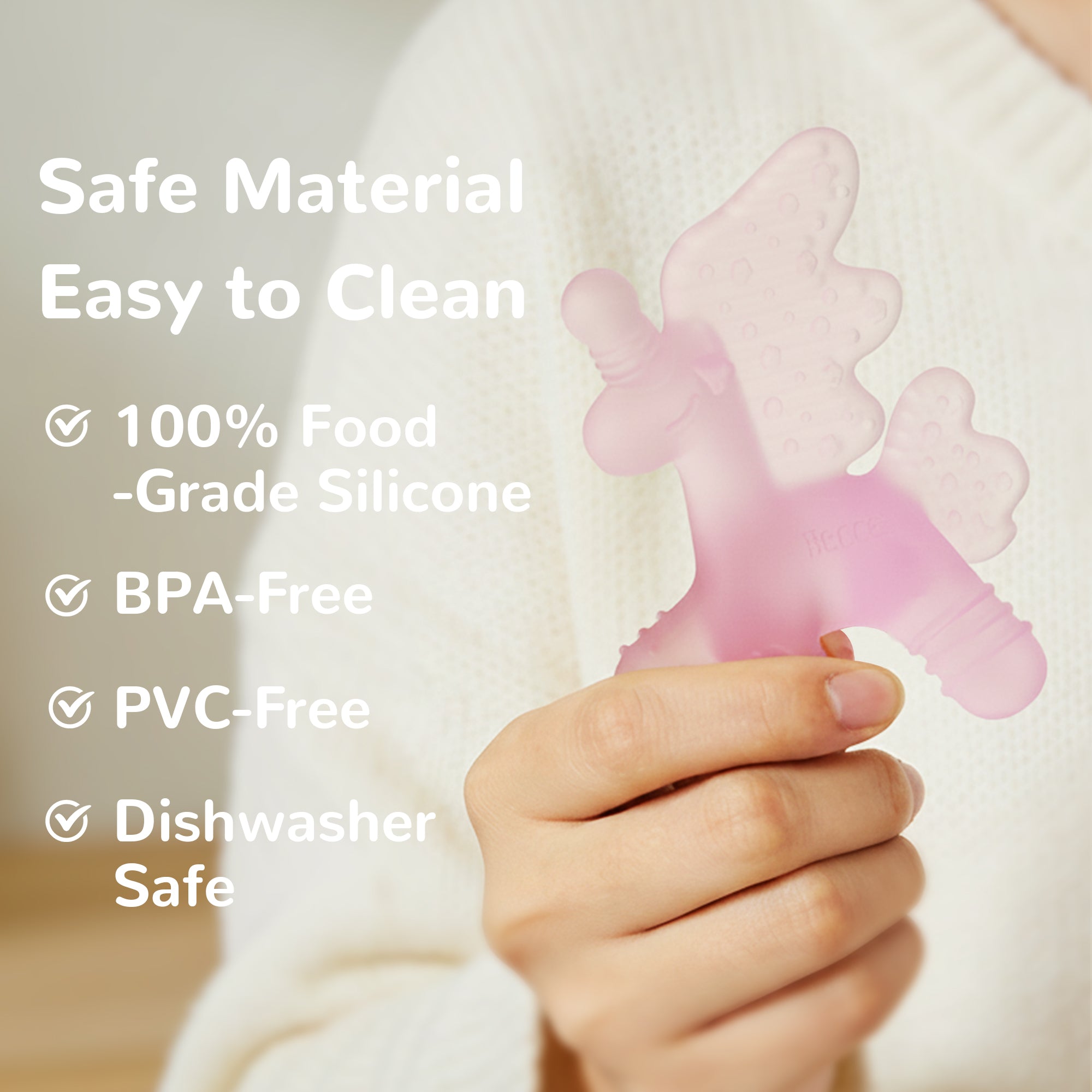 Dreamiecorn™ Baby Teether - Blush Glow