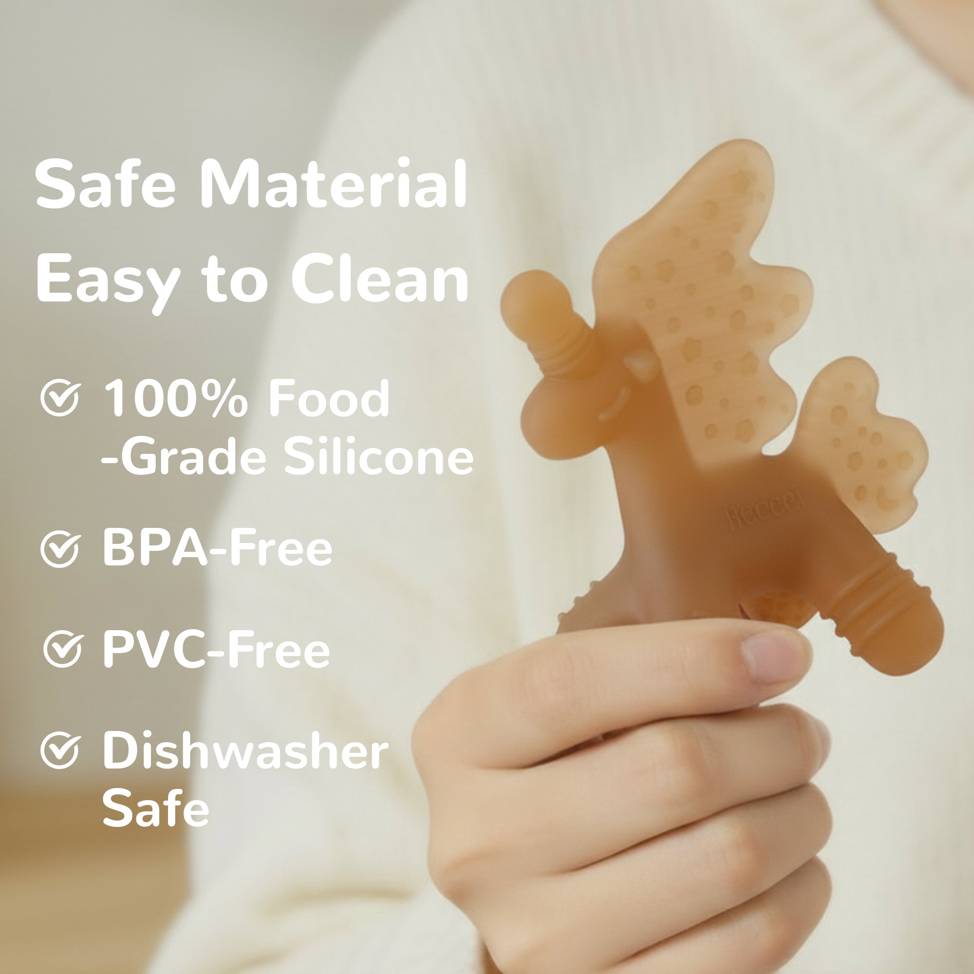 Dreamiecorn™ Baby Teether - Amber Silver