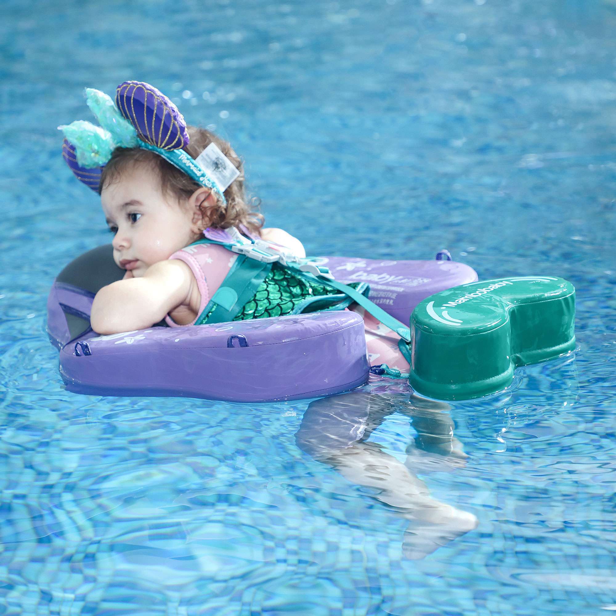 FoamCore™ Waterproof Deluxe Baby Float | Mermaid