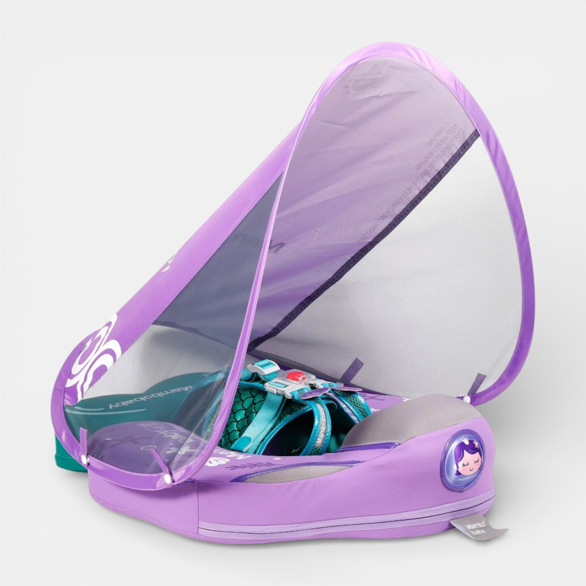 FoamCore™ Waterproof Deluxe Baby Float Mermaid - Purple