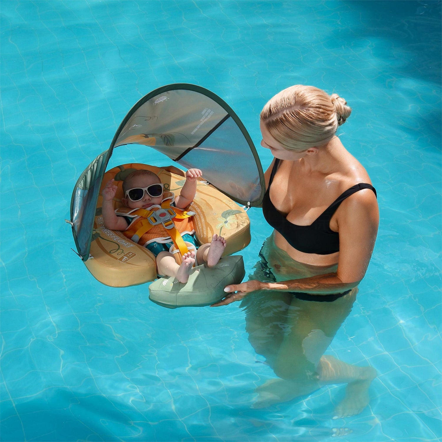 FoamCore™ Waterproof Deluxe Baby Float Pumpkin