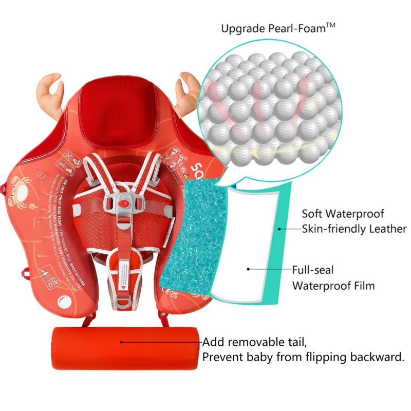 FoamCore™ Waterproof Deluxe Baby Float - Crab
