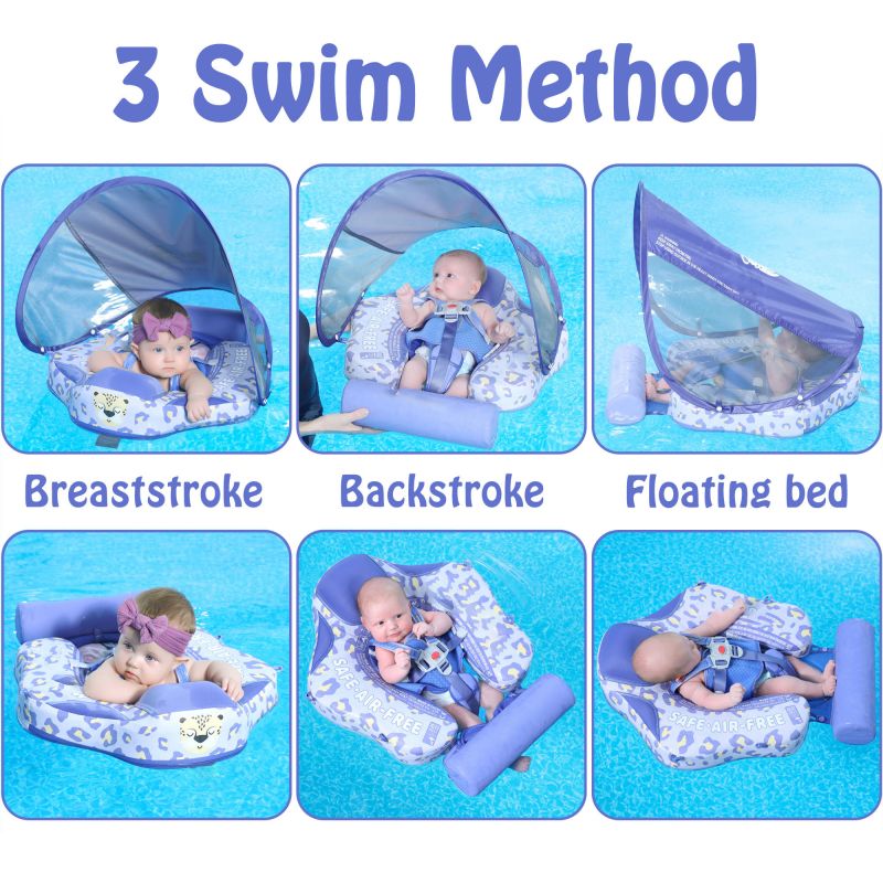 FoamCore™ Waterproof Deluxe Baby Float - Leopard