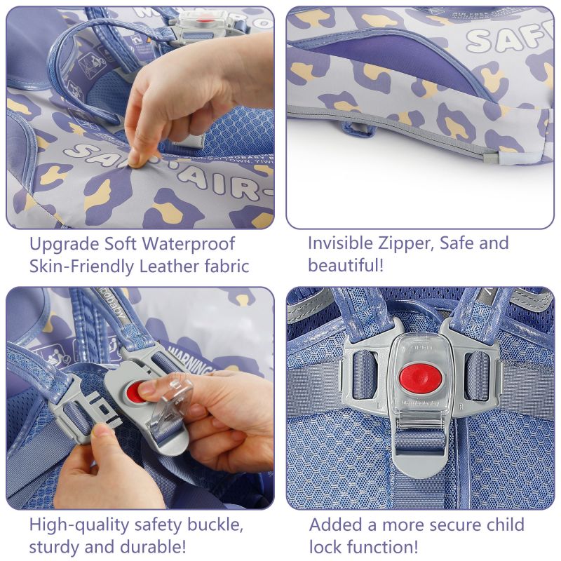 FoamCore™ Waterproof Deluxe Baby Float - Leopard