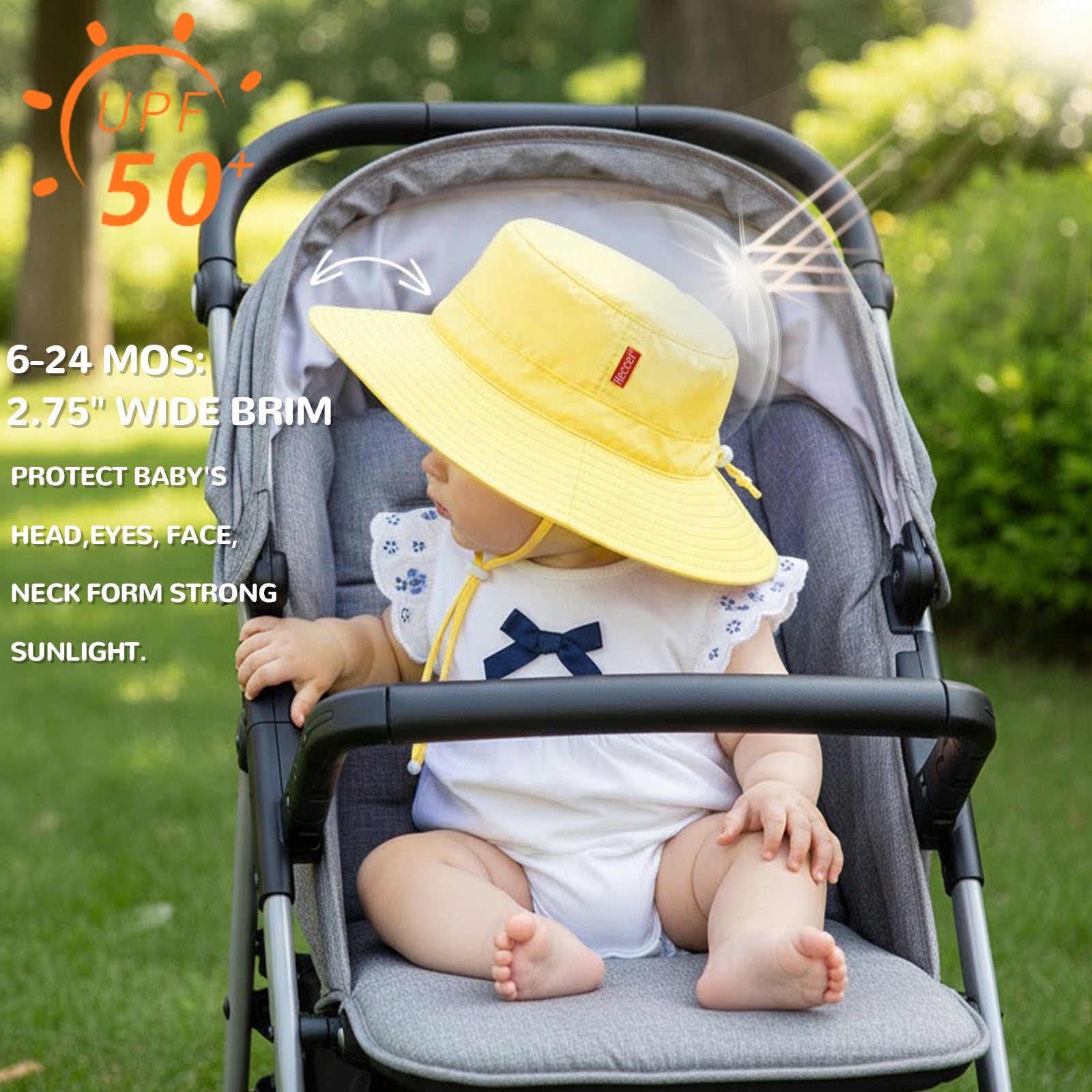 PackNest Sun Hat - Yellow