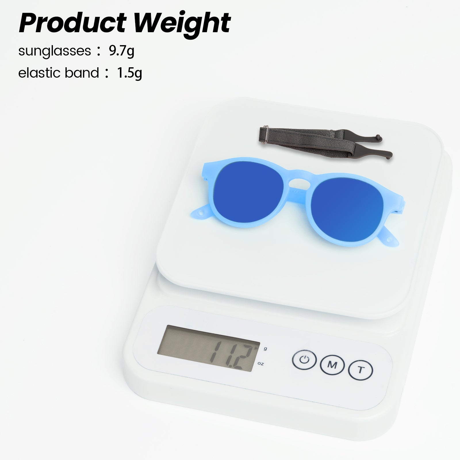 Pebble ColorShift™ - Mirrored Blue Frame