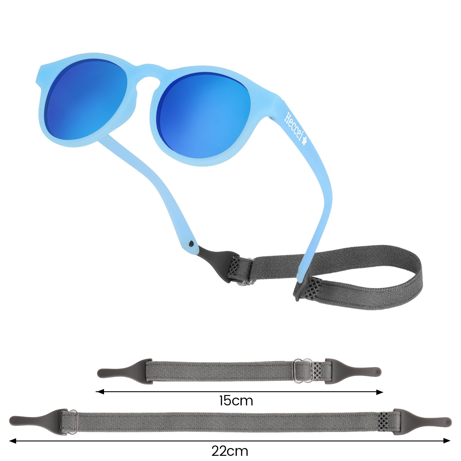 Pebble ColorShift™ - Mirrored Blue Frame