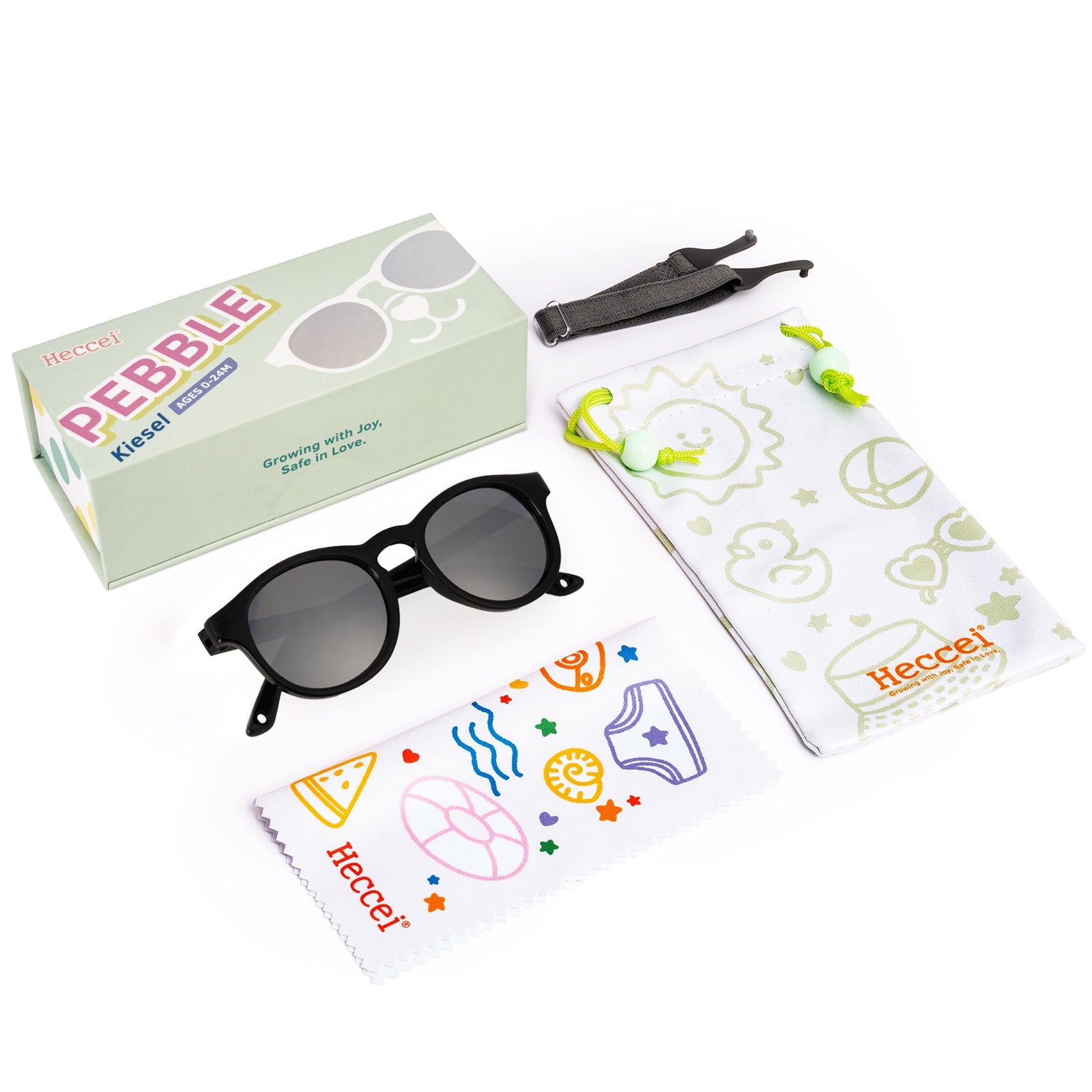 Pebble ColorShift™ - Mirrored Black Frame