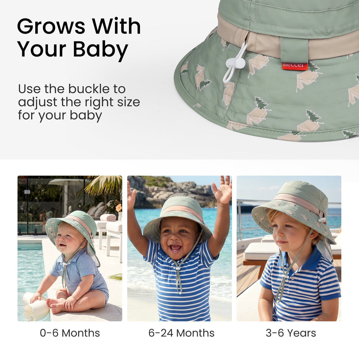 SkyCandy Sun Hat - Forest Green