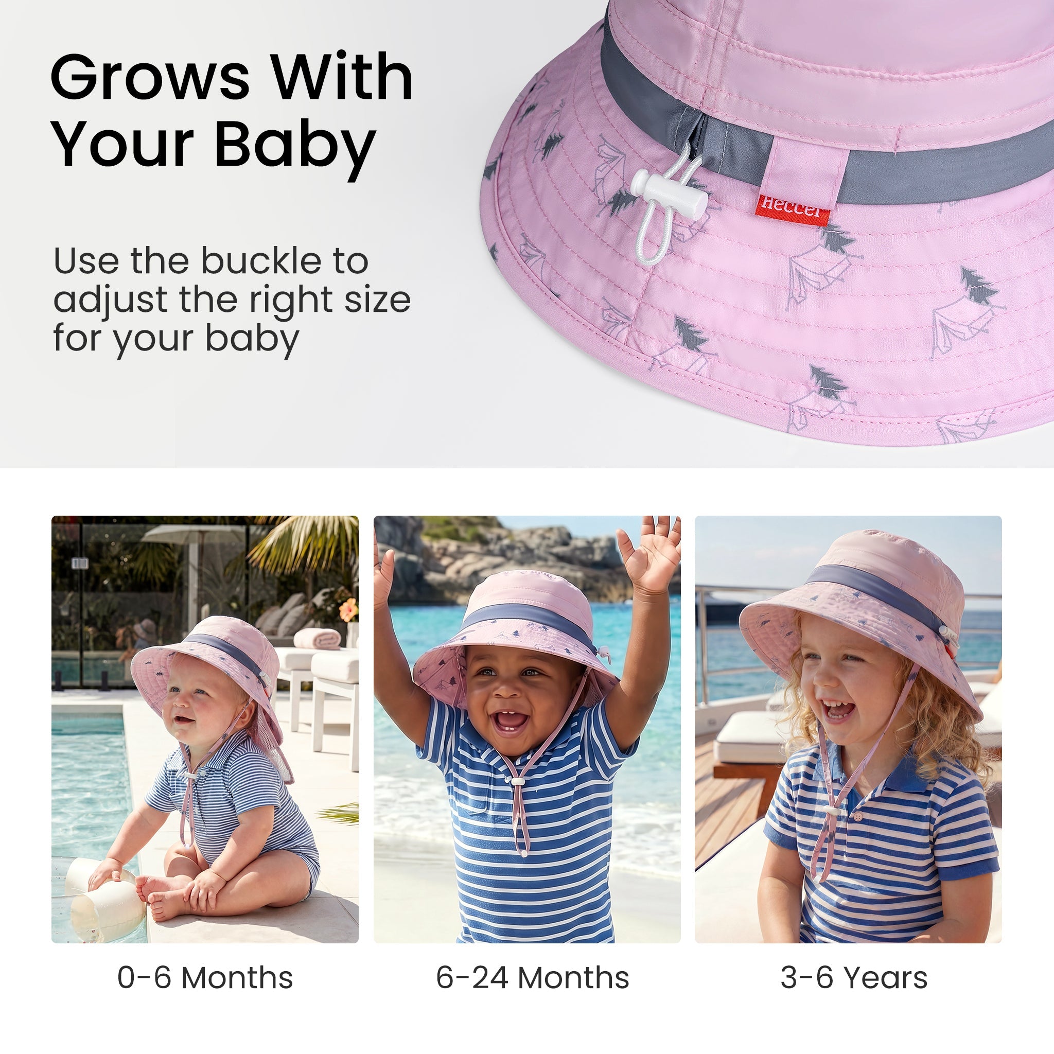 SkyCandy Sun Hat - Forest Pink