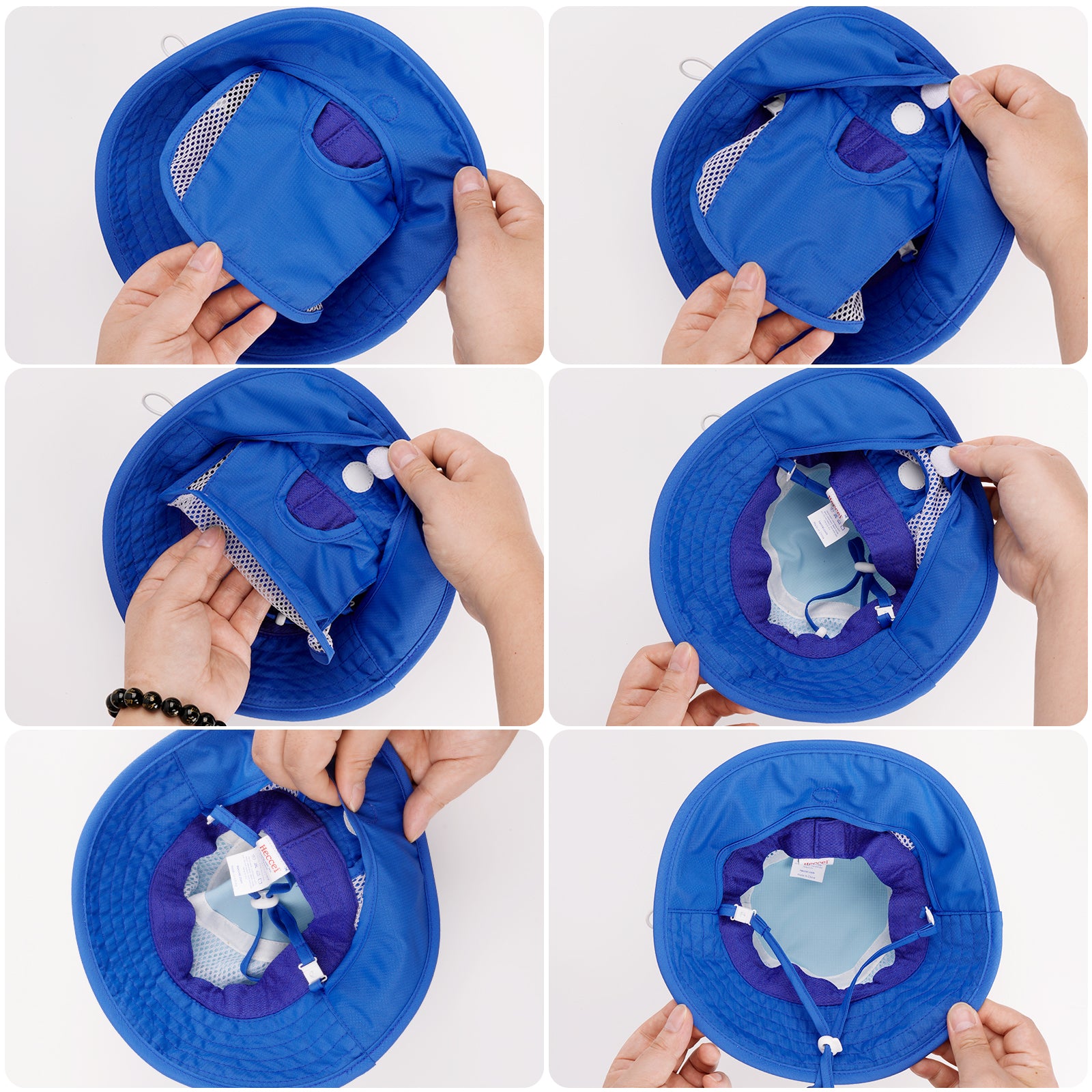 SkyCandy Sun Hat with Neck Flap