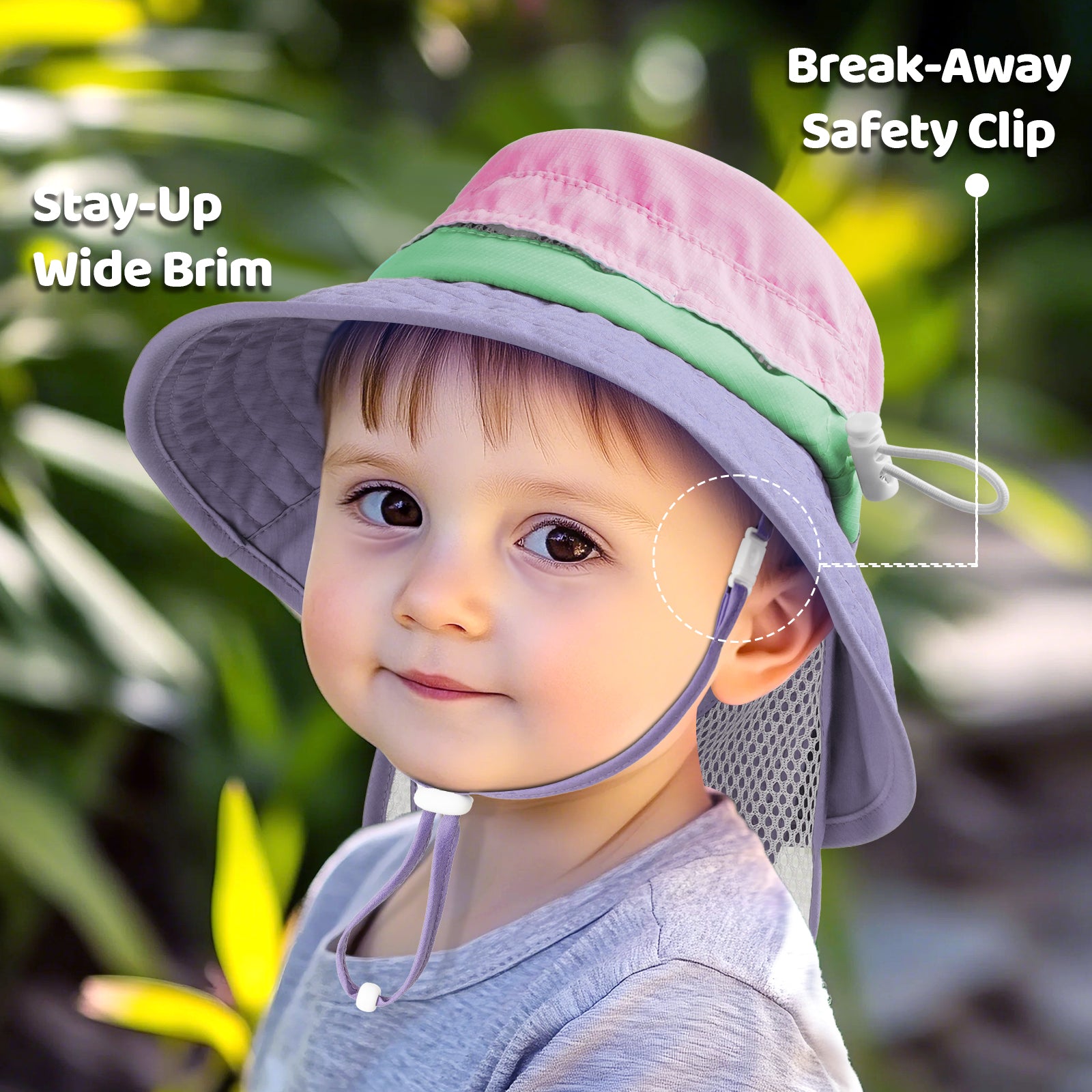SkyCandy Sun Hat with Neck Flap