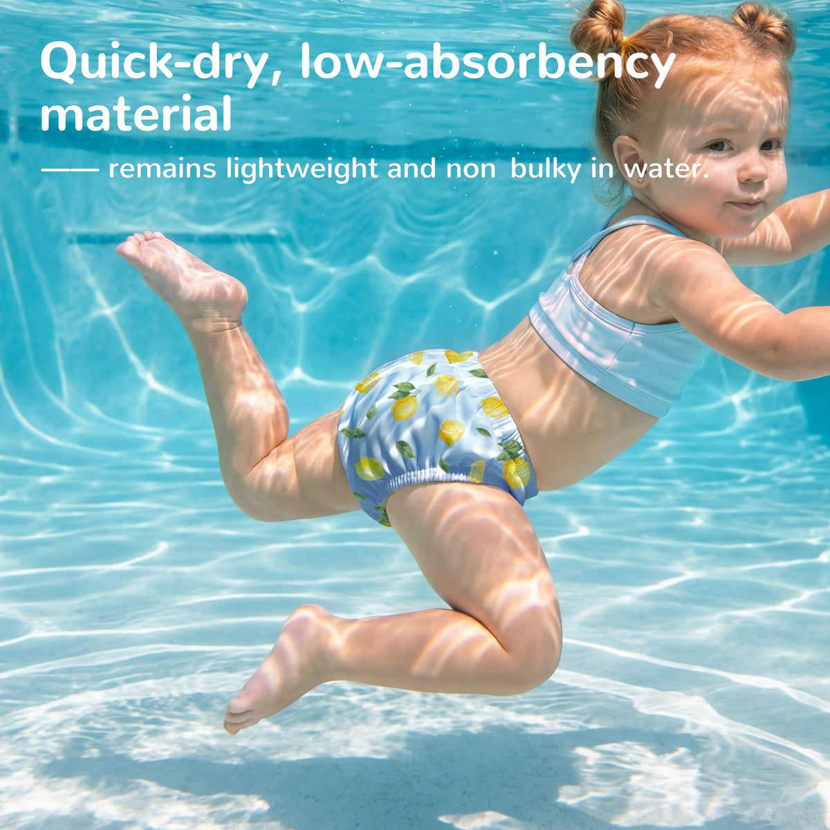 Reusable Swim Diaper - Lemon