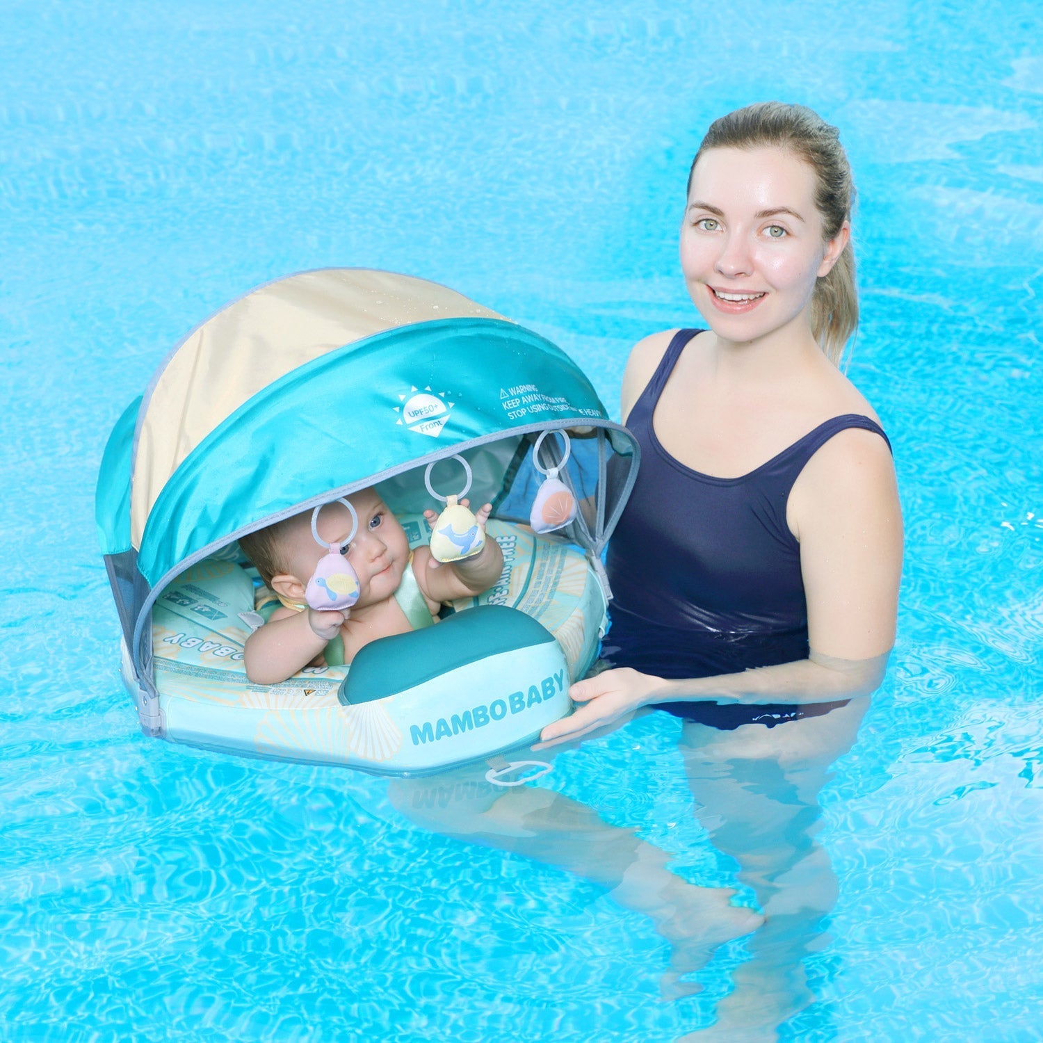 Mambobaby Float Seashell with Canopy