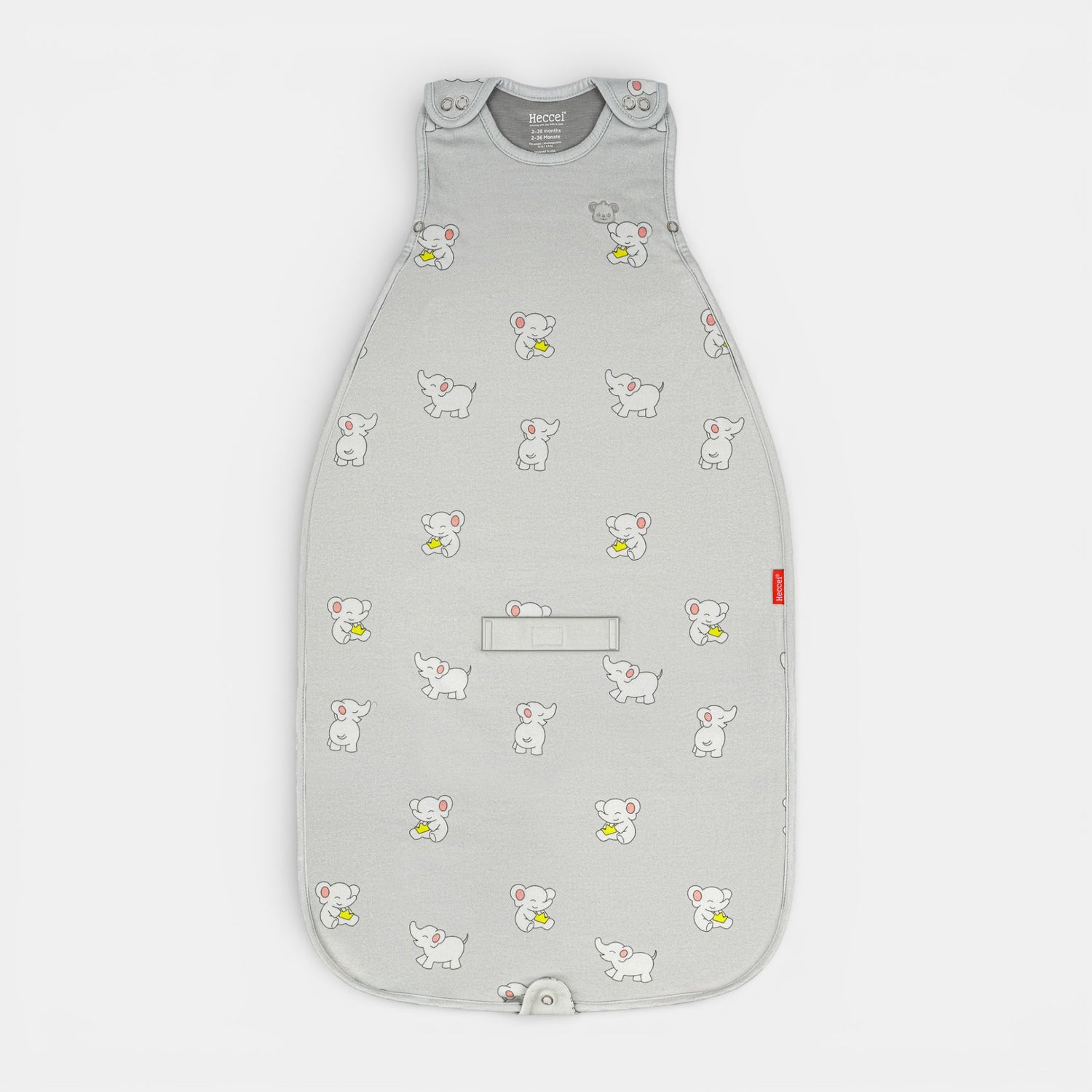 All-Season Merino Sleep sack - Snackyphant Grey