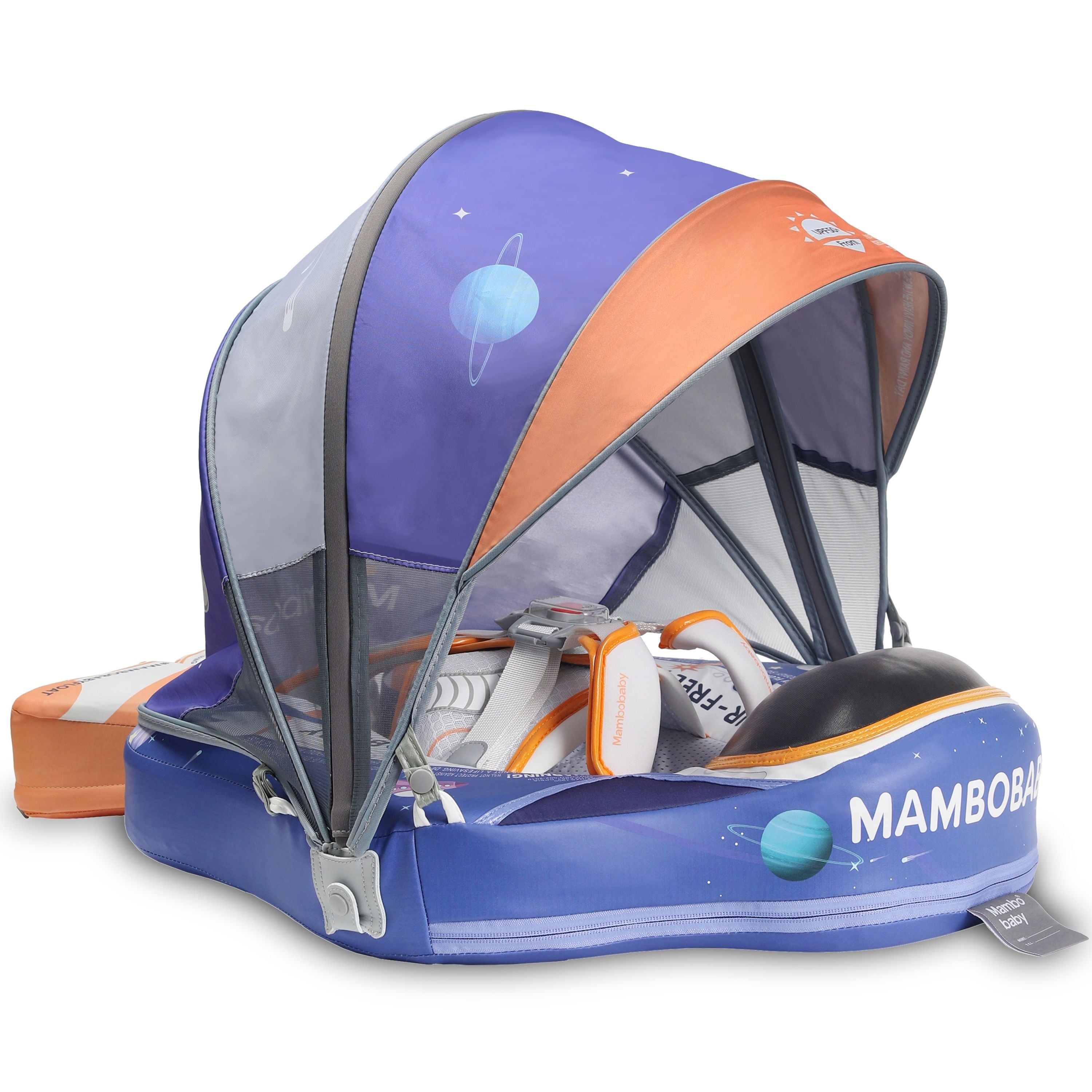 FoarmCore™ Baby Float Astronaut with 3D UPF 50+ Sun Canopy