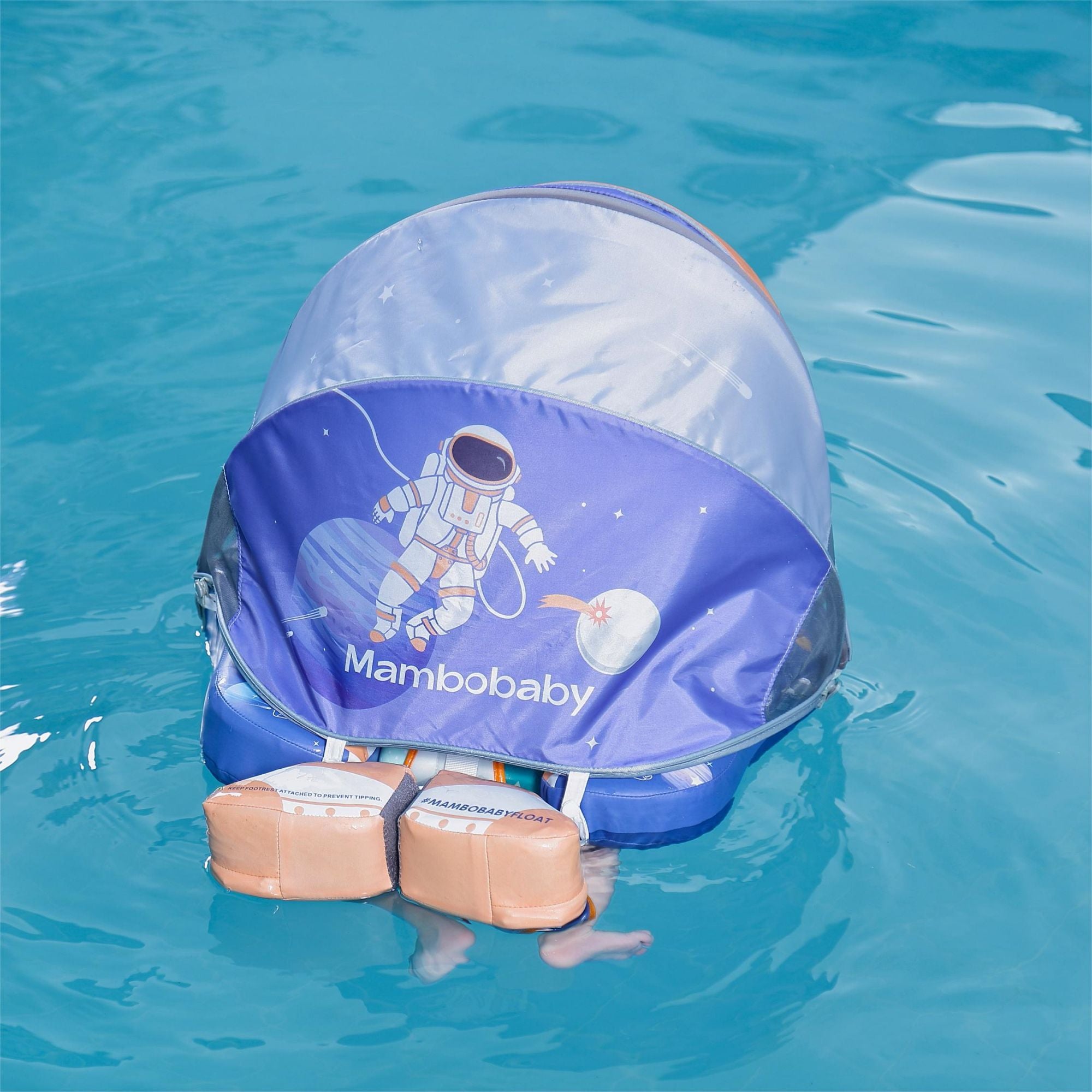 FoarmCore™ Baby Float Astronaut with 3D UPF 50+ Sun Canopy