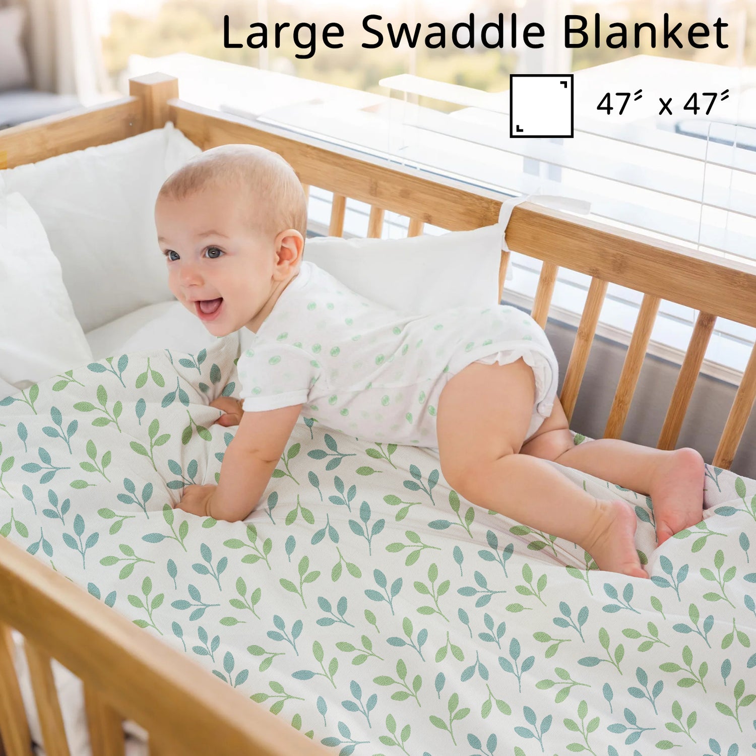 Baby Swaddles - Leafy Canopy