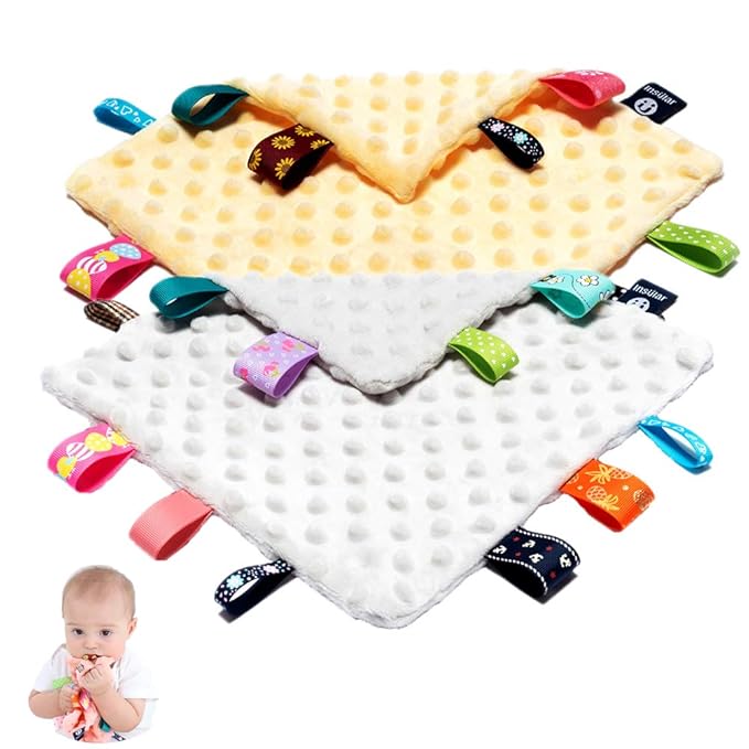 Baby Tags Security Blankets - 2-Pack