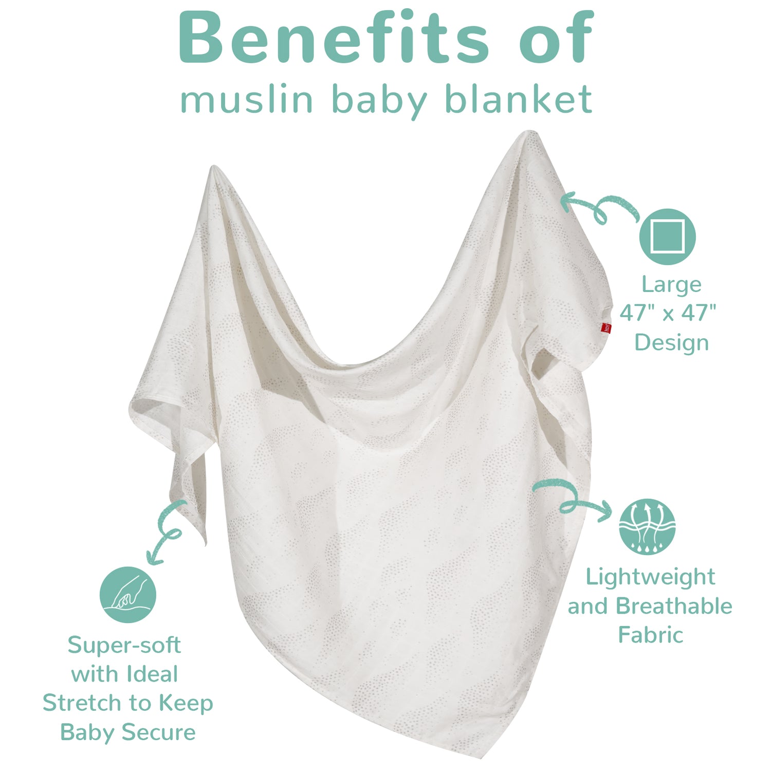 Baby Swaddles - Dotted Landscape