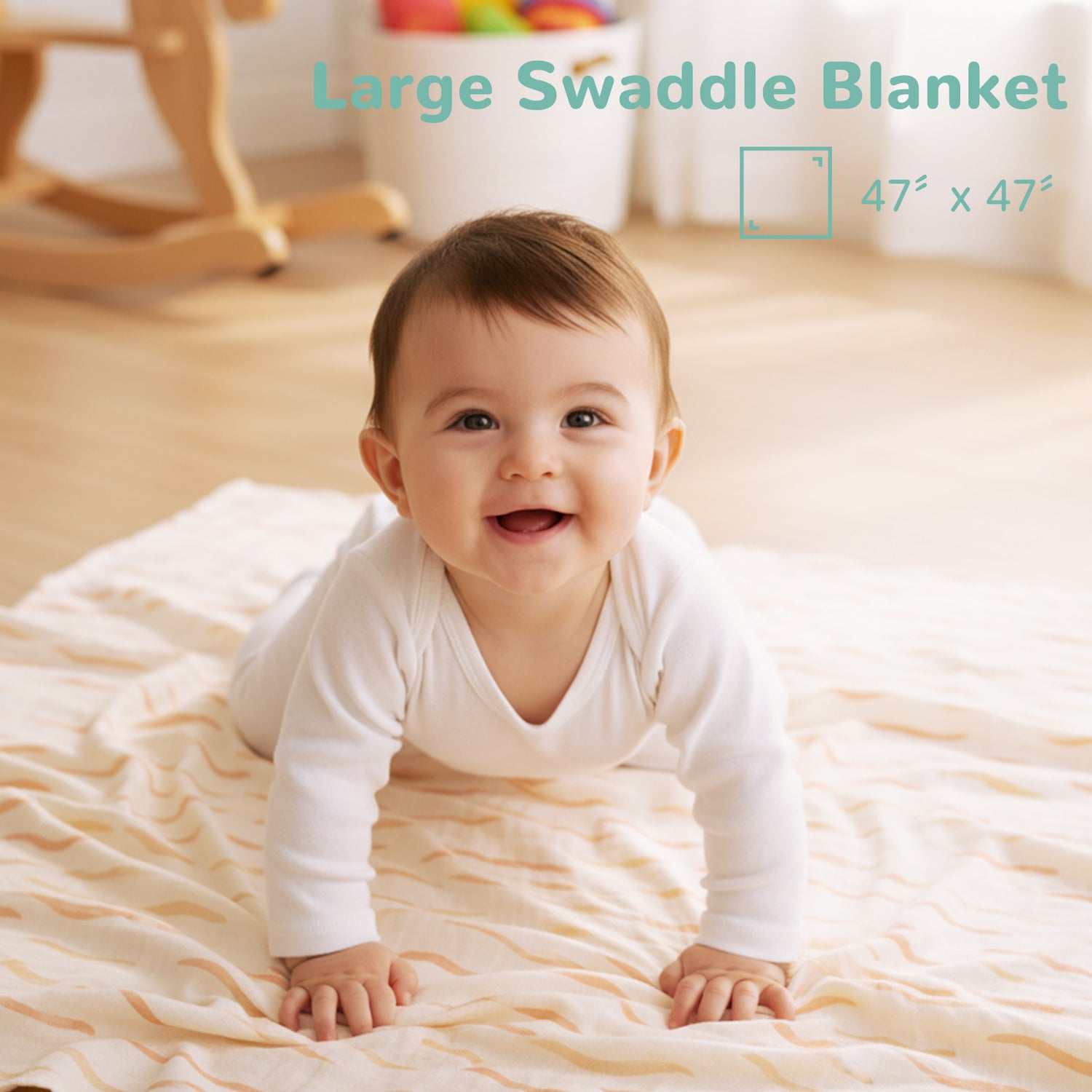 Baby Swaddles - Gentel Waves