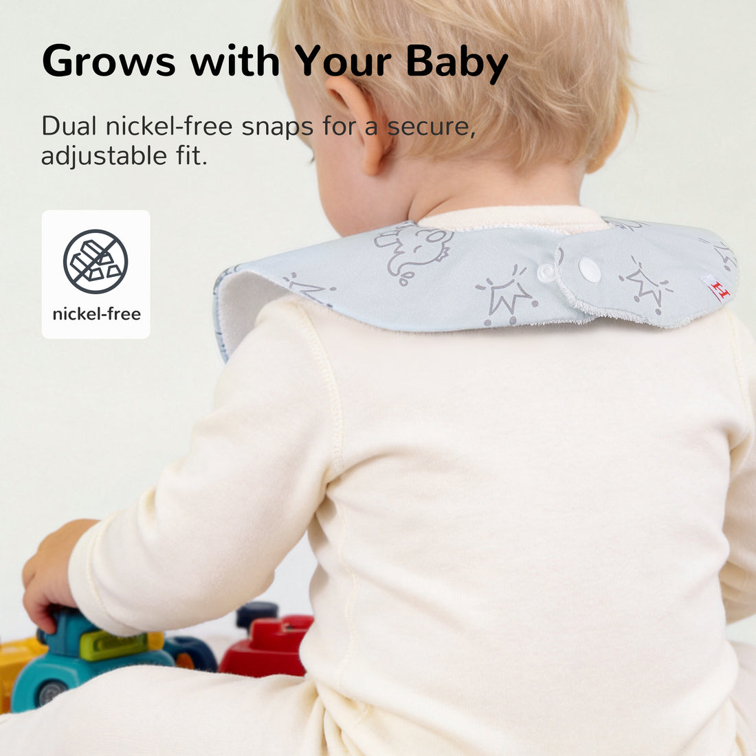 Baby Bibs 3-Pack Gift Set - Little Devil-Hecceibear &amp; Snackyphant