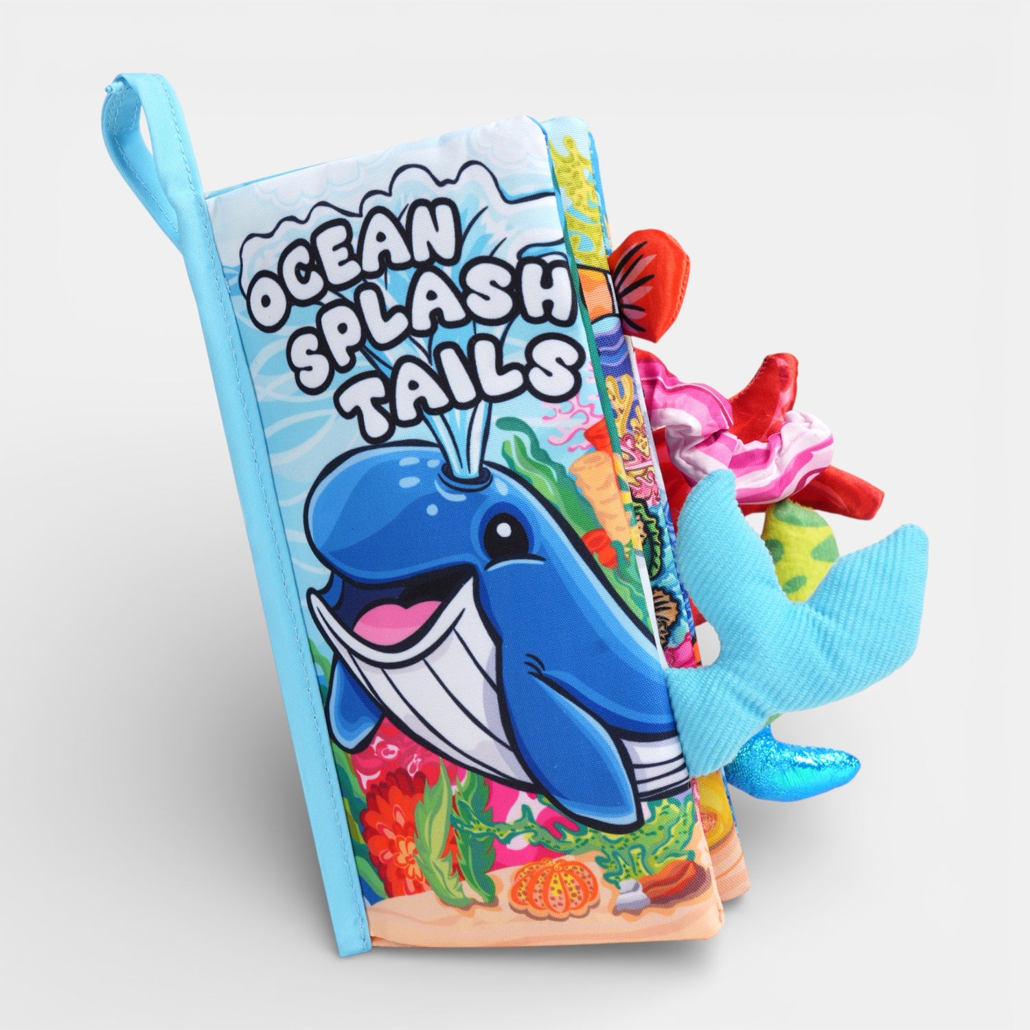 Tail Friends™ Sensory Cloth Book - Ocean Splash Tails