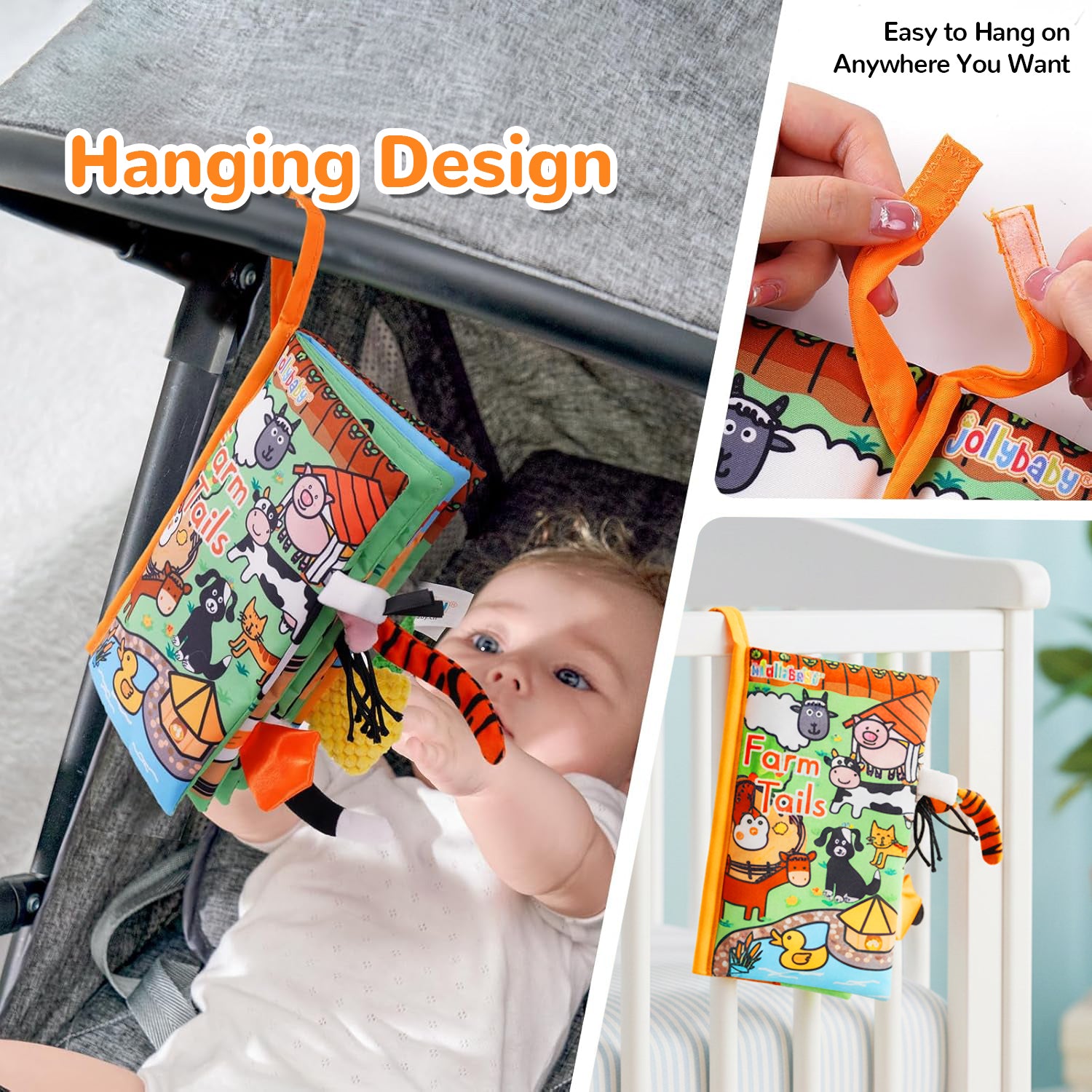 Tail Friends™ Sensory Cloth Book - Farm