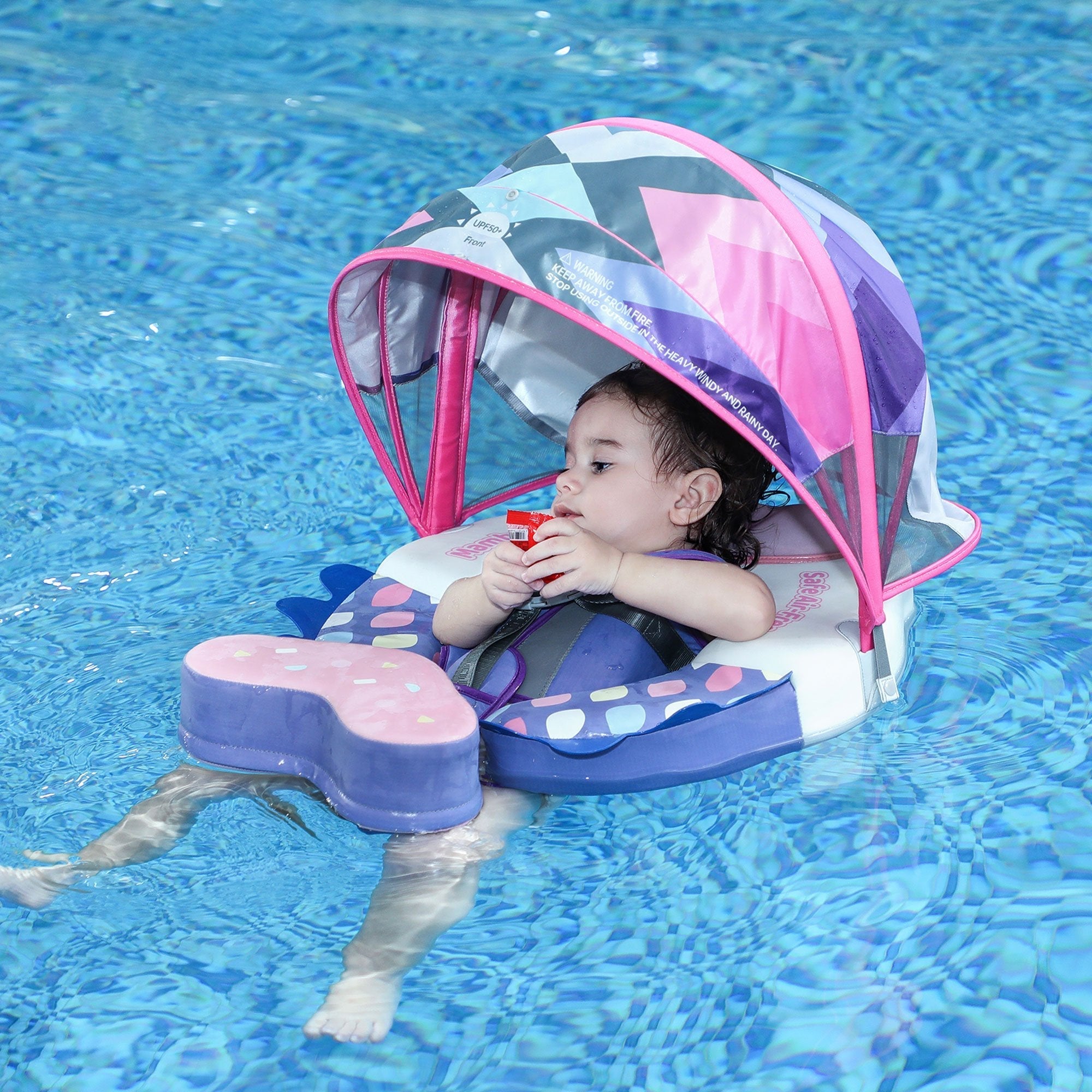 Mambobaby Float with Canopy Colorfish