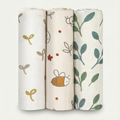 Baby Swaddles 3 Pack