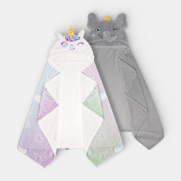 HoodieHug™ Baby Towel - Dreamiecone & Snackyphant