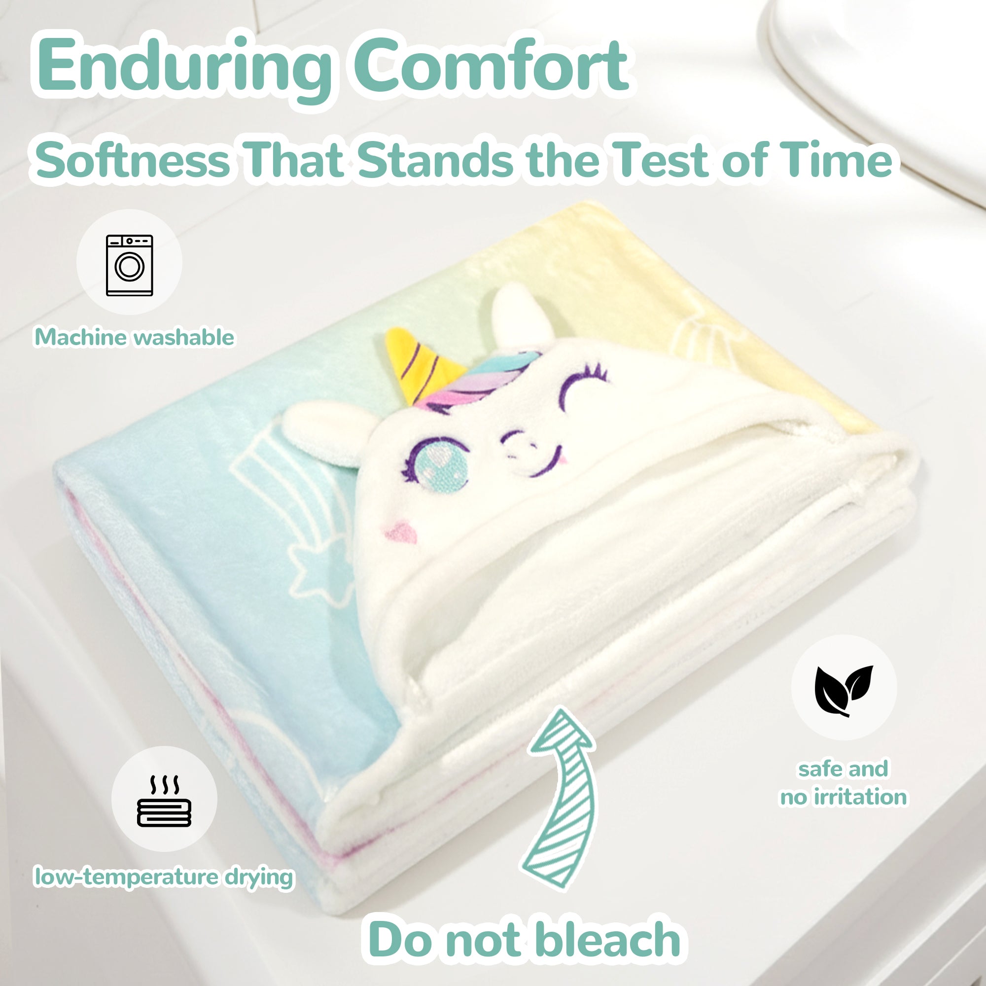 HoodieHug™ Baby Towel - Dreamiecorn
