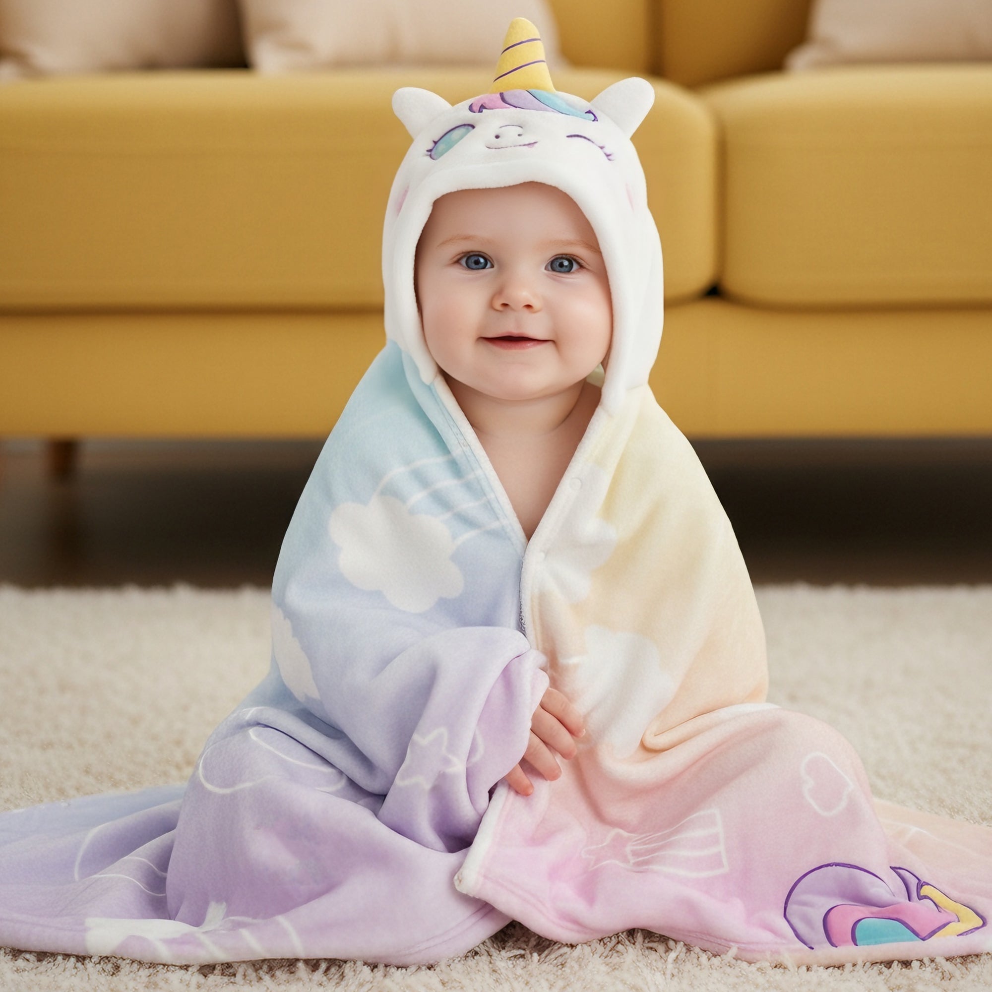 HoodieHug™ Baby Towel - Dreamiecorn