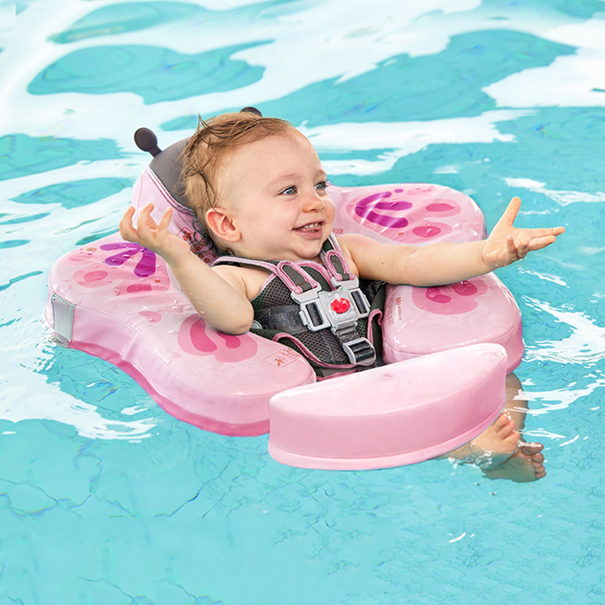 FoarmCore™ Baby Float Butterfly with 3D UPF 50+ Sun Canopy