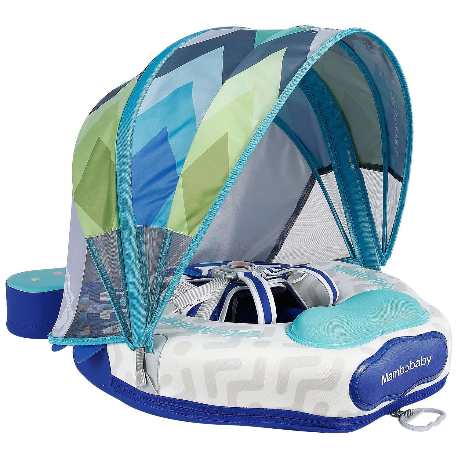 FoarmCore™ Baby Float Colorfish with 3D UPF 50+ Sun Canopy