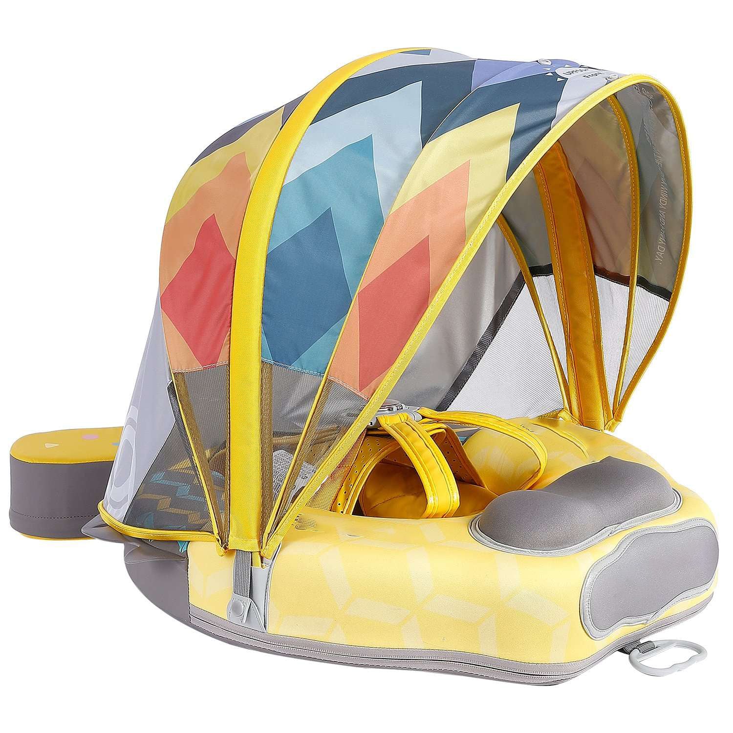 HECCEI Baby Float with Canopy Colorfish