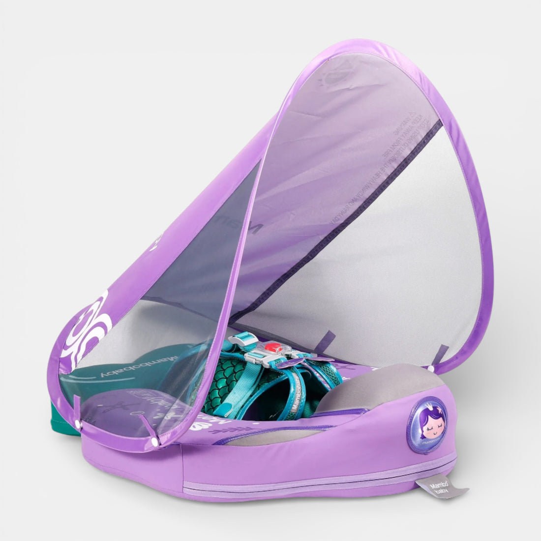 FoamCore™ Waterproof Deluxe Baby Float Mermaid - Purple