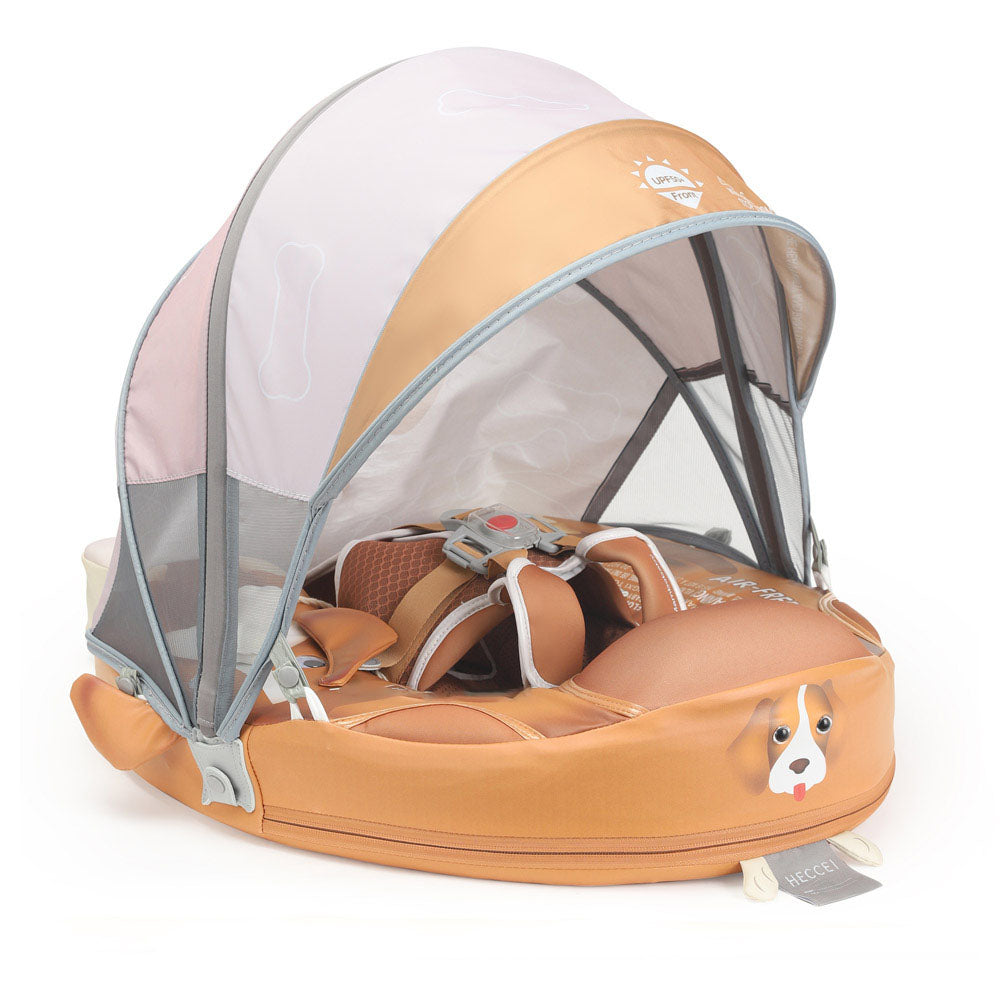 FoarmCore™ Baby Float Puppy with 3D UPF 50+ Sun Canopy